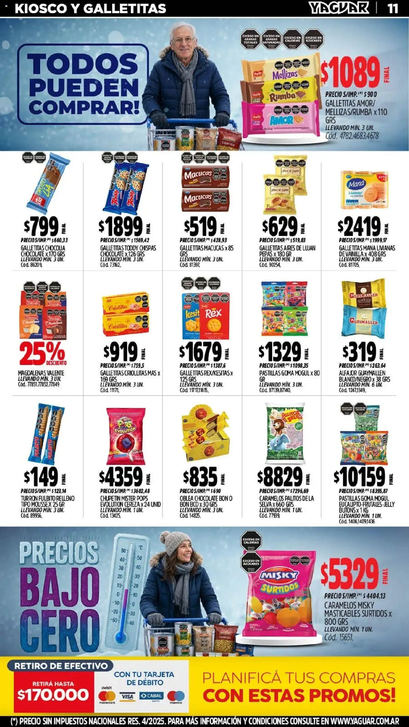 Yaguar - Oferta Semanal Jujuy │ válido desde el 27/07/2026 | Página: 14 | Productos: Mousse, Chocolate, Alfajor, Turrón