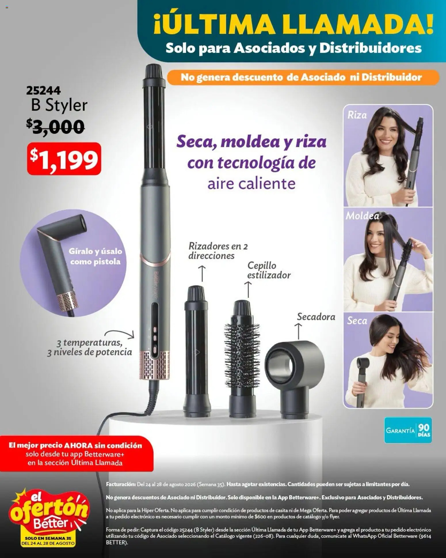 Nuevas ofertas de Betterware válidas en toda la República Mexicana desde el 24/08/2026. ¡Encuentra las mejores ofertas en Betterware catálogo El Ofertón! | Página: 14