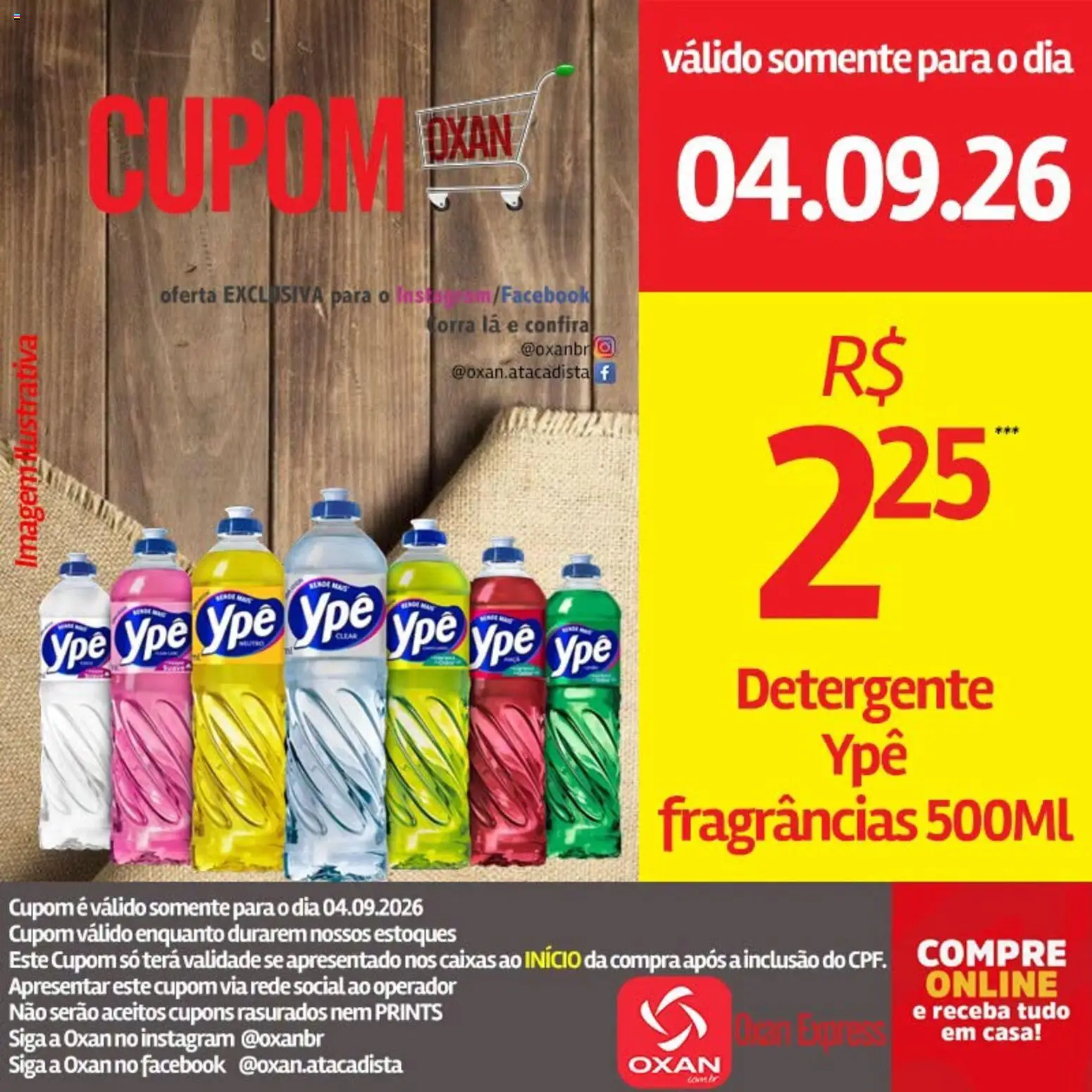 Oxan Atacadista Folheto - válido de 04/09/2026 | Página: 18 | Produtos: Detergente