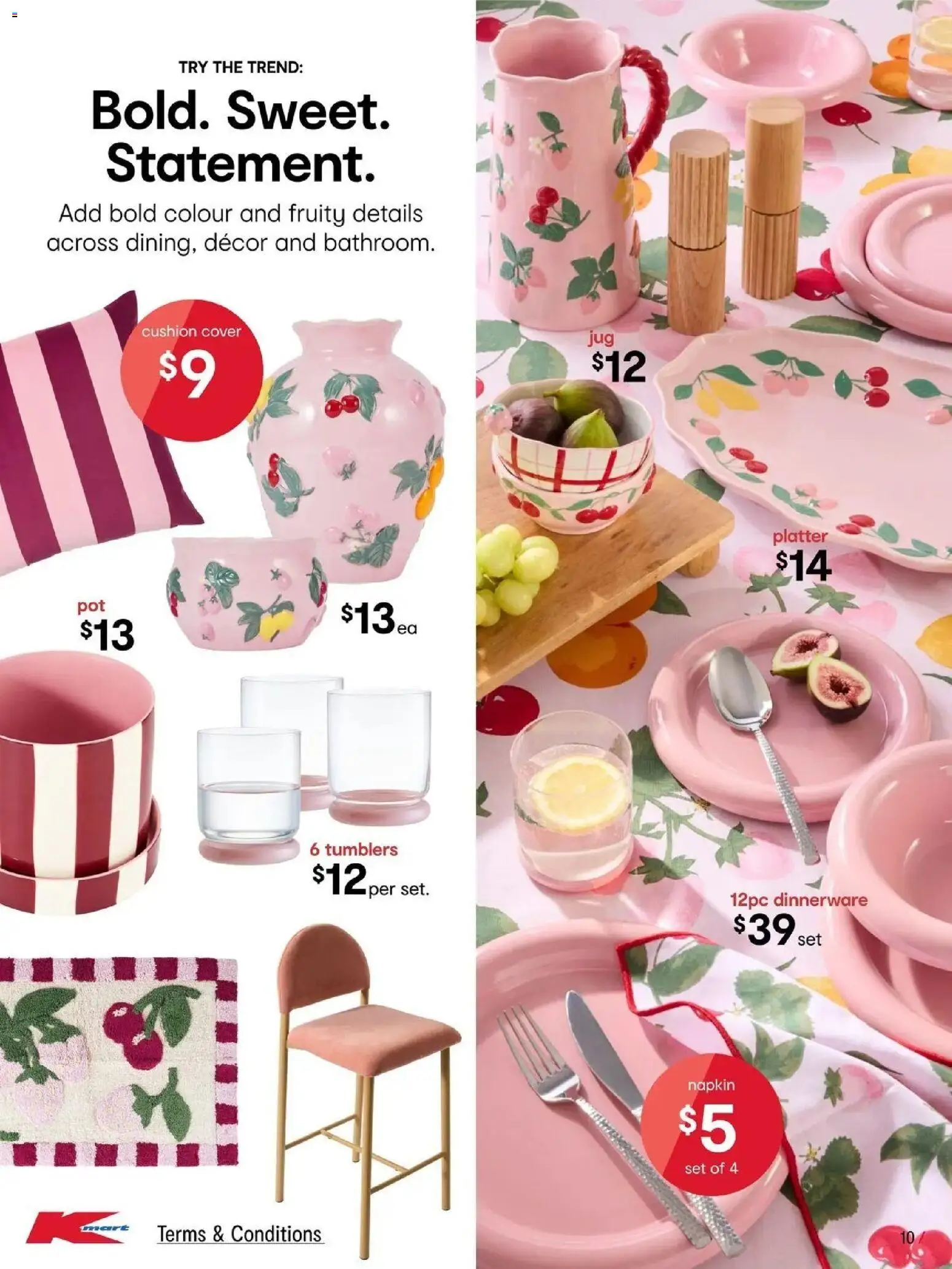 Kmart catalogue - valid from 23/07/2026 | Page: 10 | Products: Cushion, Decor