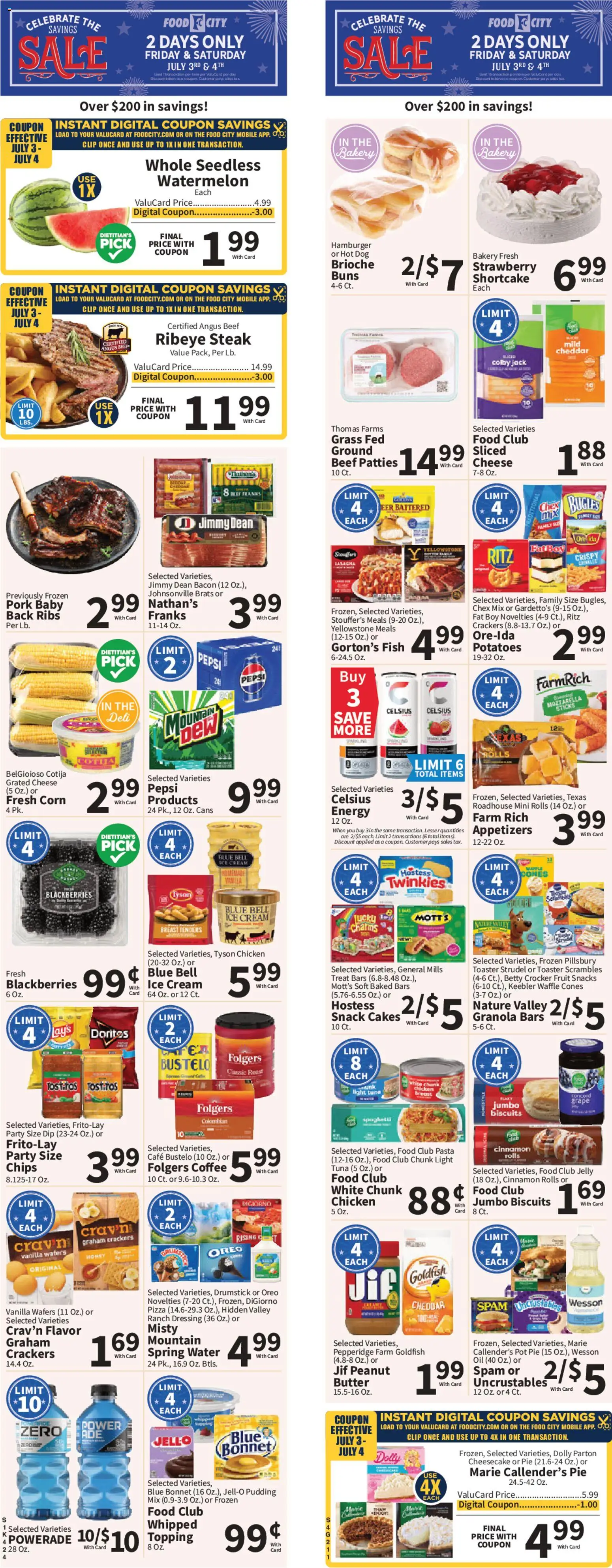 Food City Weekly Ad - valid from 07/01/2026 | Page: 1