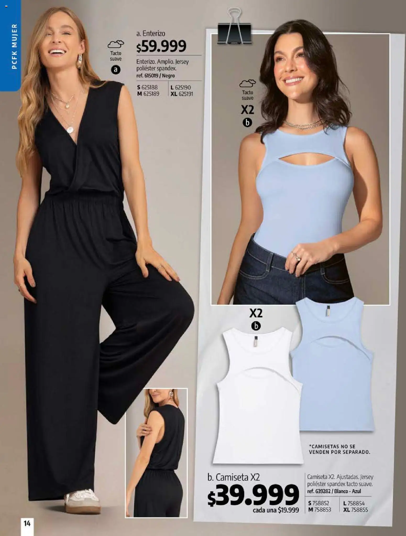 Pacifika revista - valida desde el 18/10/2026 | Página: 14 | Productos: Camiseta, Enterizo