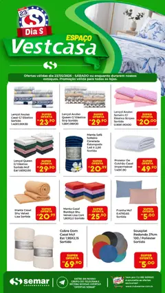 Semar Supermercado ofertas Vestcasa - Pré-Visualização do folheto da loja Semar Supermercado, válido de 23.05.2026