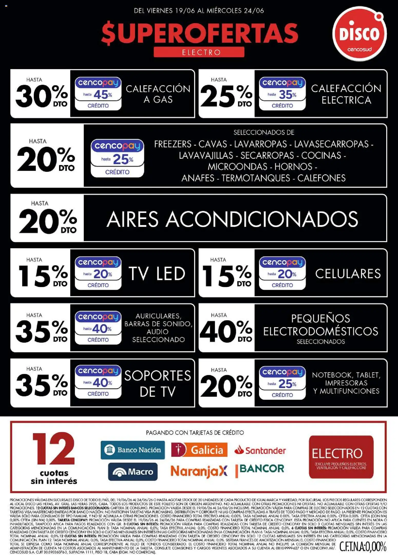Disco - Ofertas | Electro, T. Libre y más │ válido desde el 18.06.2026 | Página: 1
