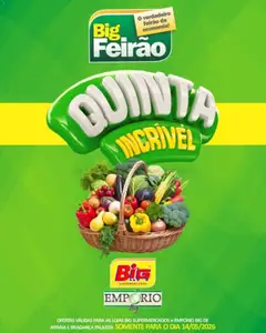 Big Supermercados ofertas do Dia - Pré-Visualização do folheto da loja Big Supermercados, válido de 14.05.2026