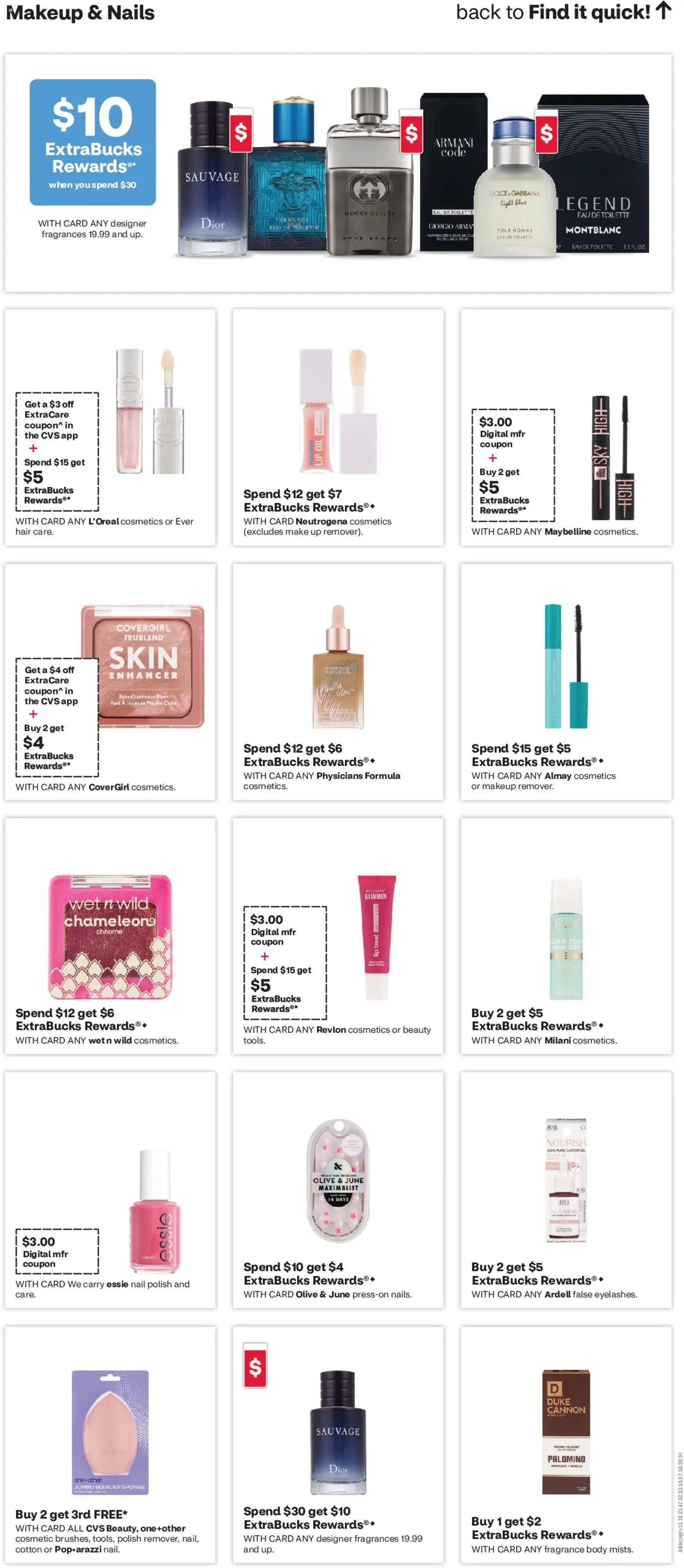 CVS Pharmacy Weekly Ad - valid from 07.06.2026 | Page: 12 | Products: Fragrance, Blush, Oil, Sponge