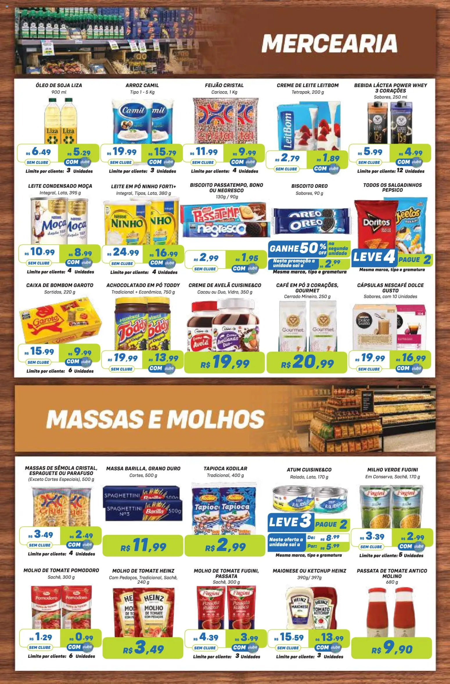 Prezunic Folheto - válido de 16/07/2026 | Página: 4 | Produtos: Espaguete, Pó, Salgadinhos, Caixa de bombom