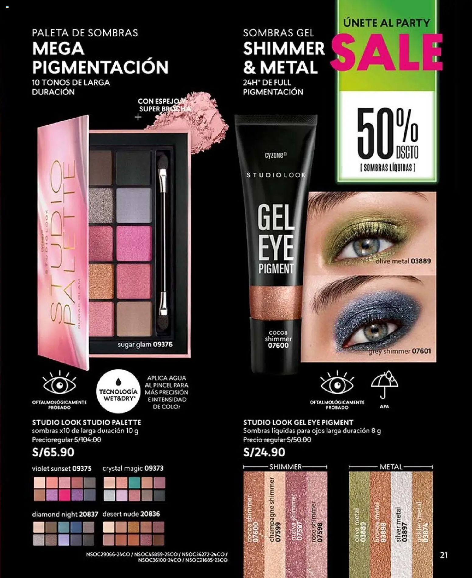 Catálogo CyZone válido desde 20/06/2026 | Página: 21 | Productos: Pincel, Espejo