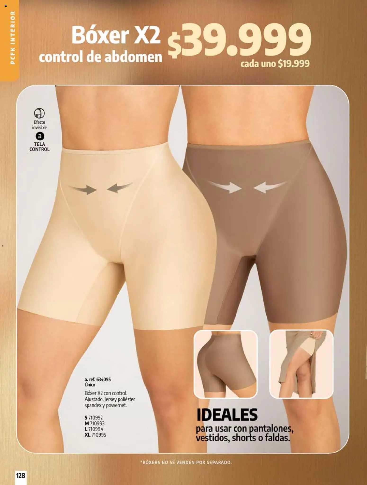 Pacifika revista - valida desde el 18/10/2026 | Página: 128 | Productos: Boxers
