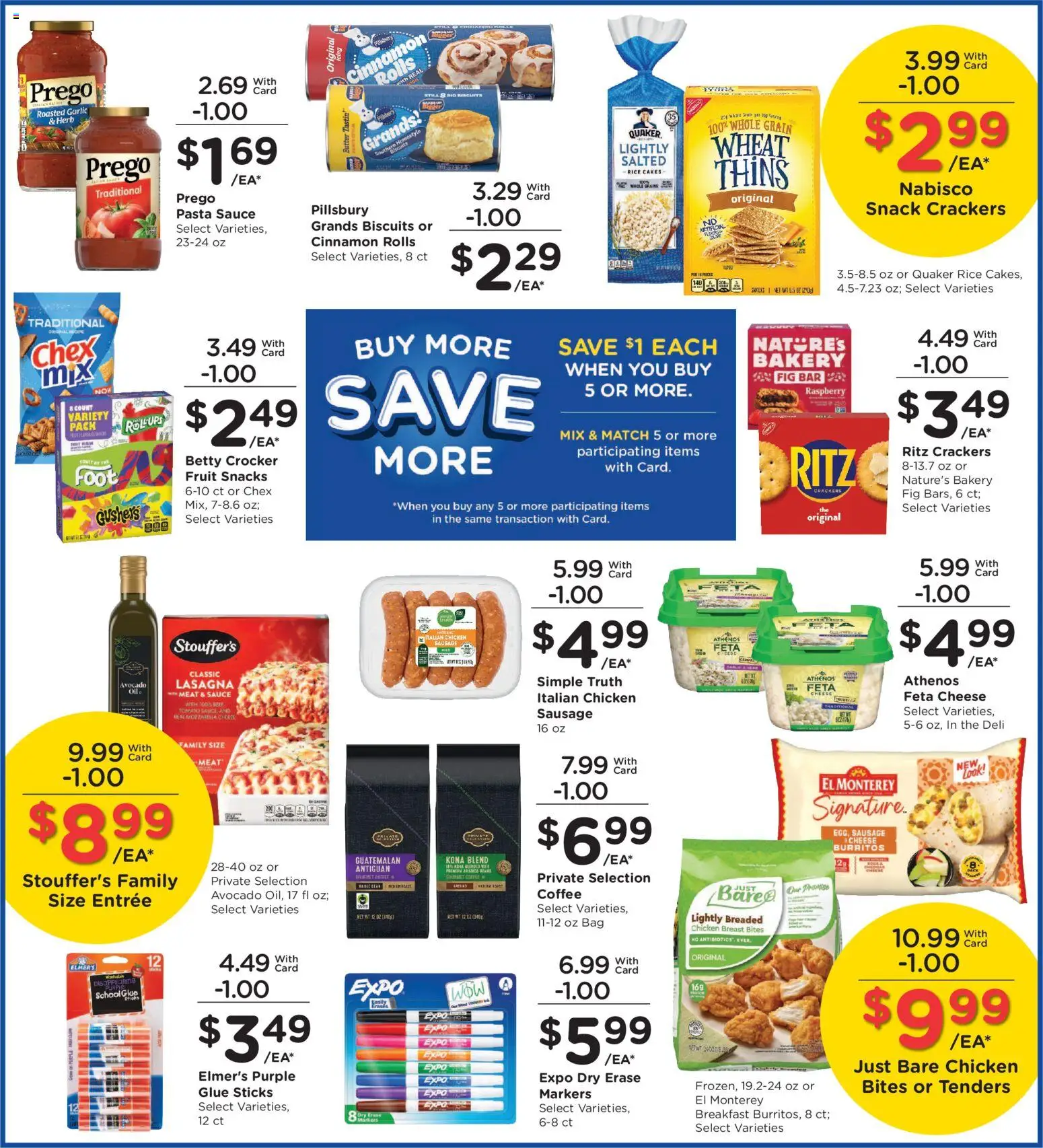 Dillons Weekly Ad - valid from 08/12/2026 | Page: 6 | Products: Rice, Pasta, Lasagna, Snacks