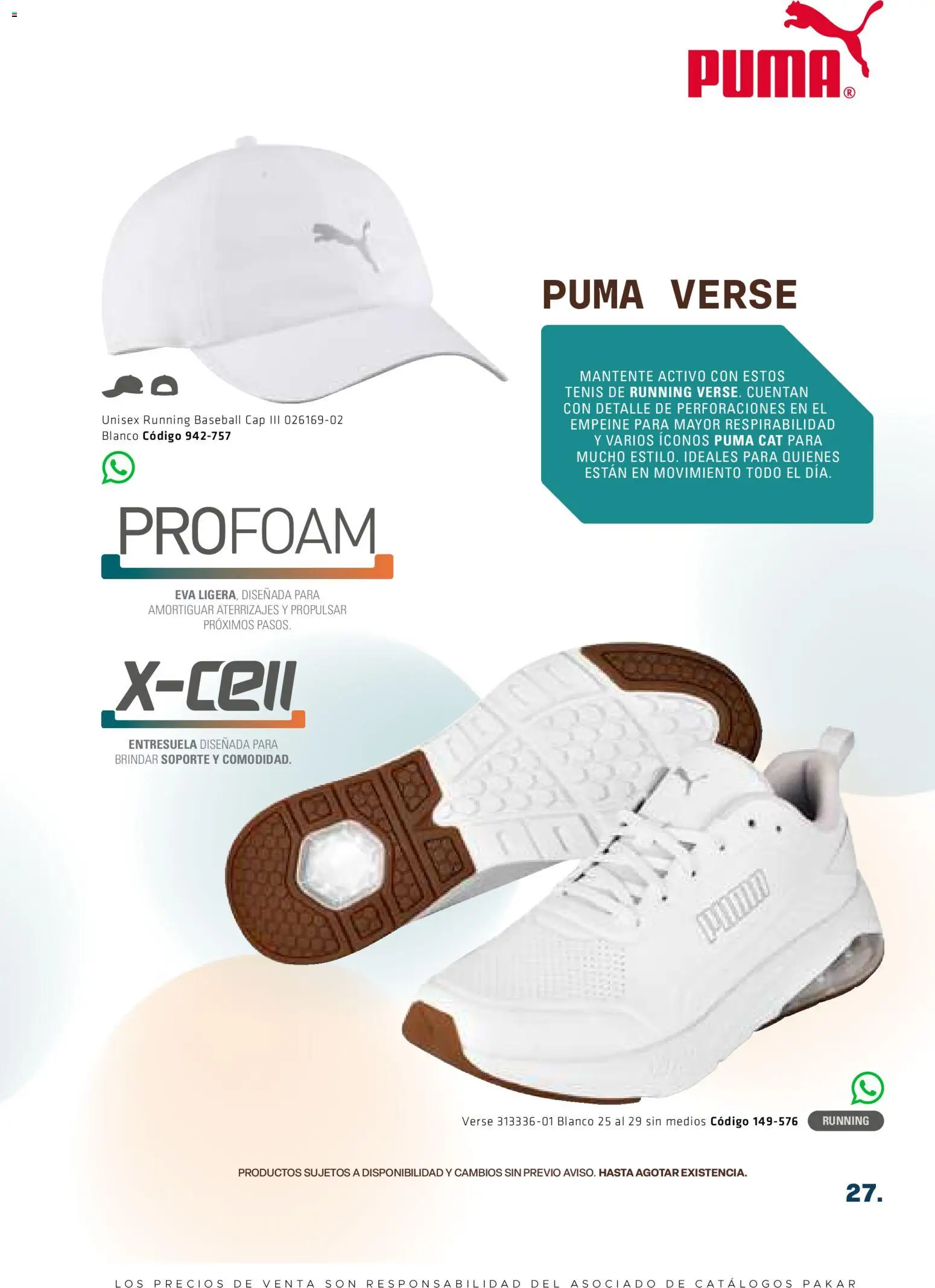 Nuevas ofertas de SC Pakar válidas en toda la República Mexicana desde el 28/08/2026. ¡Encuentra las mejores ofertas en SC Pakar catálogo Premium Men Tomo 2! | Página: 27 | Productos: Tenis