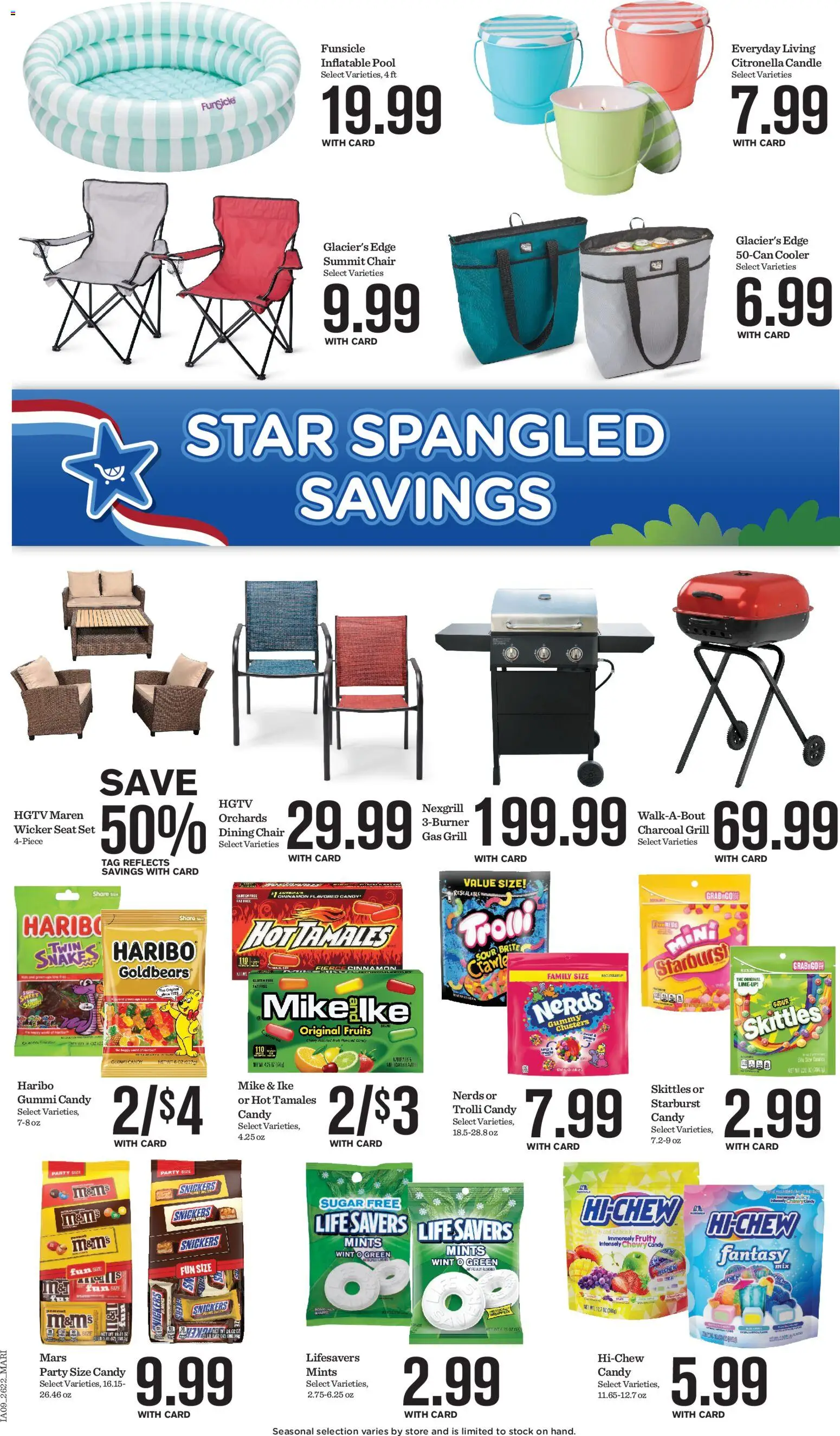 Mariano's Weekly Ad - valid from 07/01/2026 | Page: 15 | Products: Chair, Fruits, Sugar, Grill