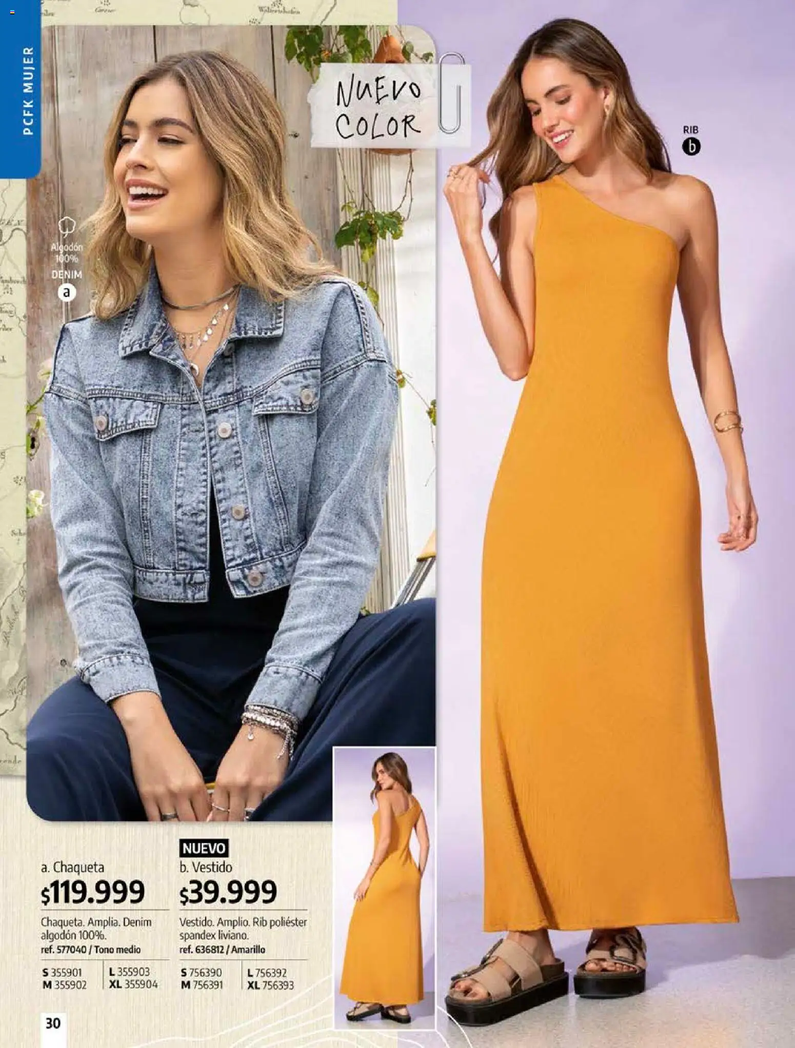 Pacifika revista - valida desde el 18/10/2026 | Página: 30 | Productos: Algodón, Vestido, Chaqueta