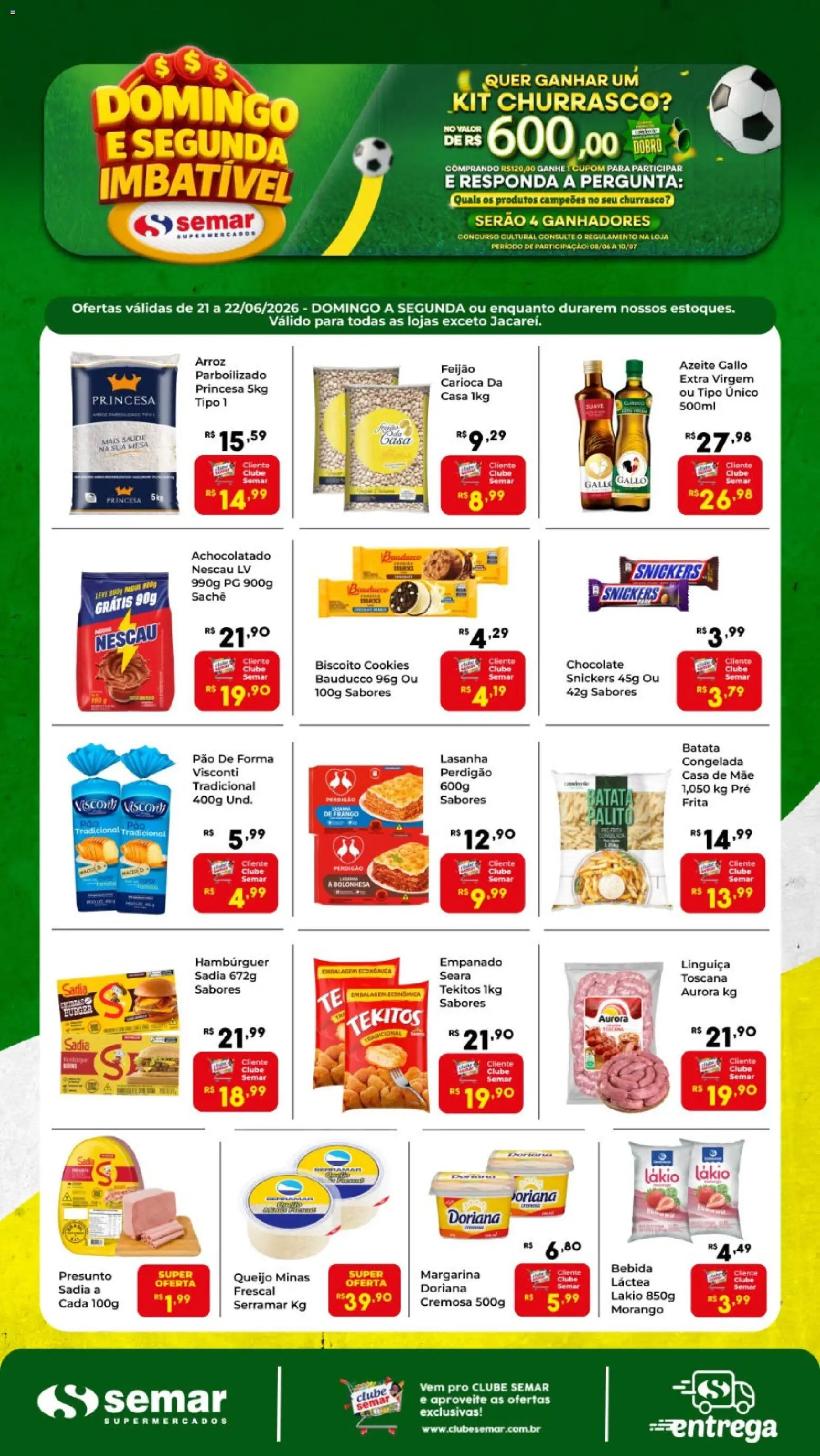 Semar Supermercado Folheto - válido de 21.06.2026 | Página: 1