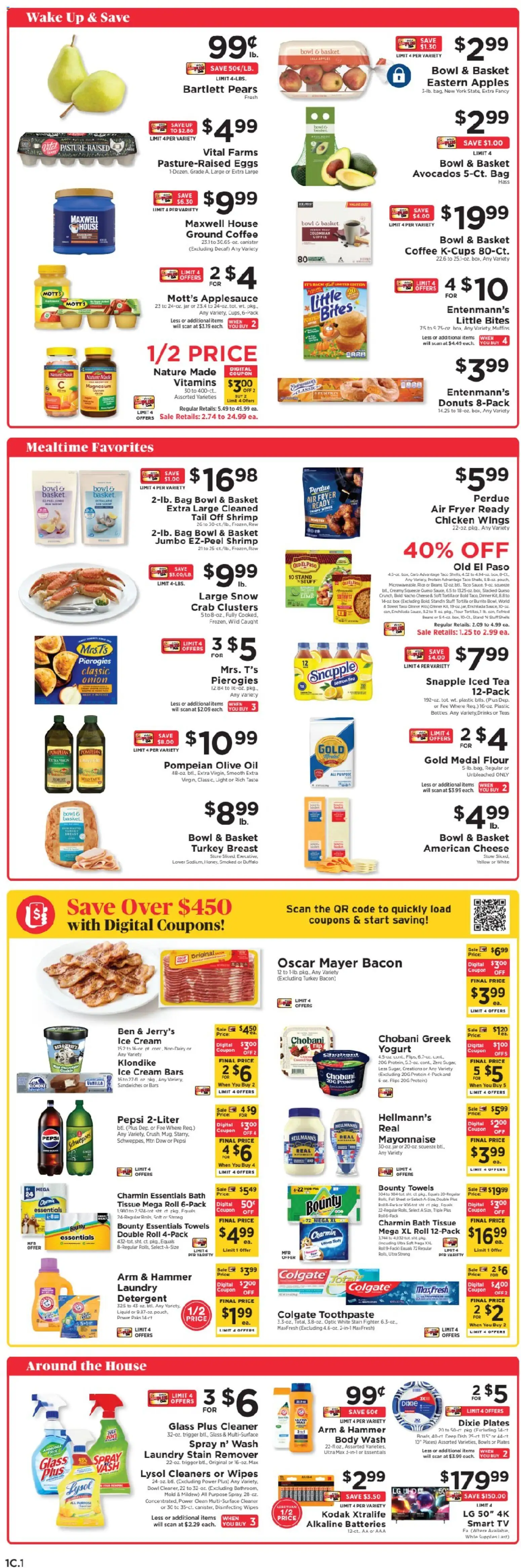 ShopRite Weekly Ad - valid from 10/04/2026 | Page: 3 | Products: Box, Chicken, Ice cream, Iced tea