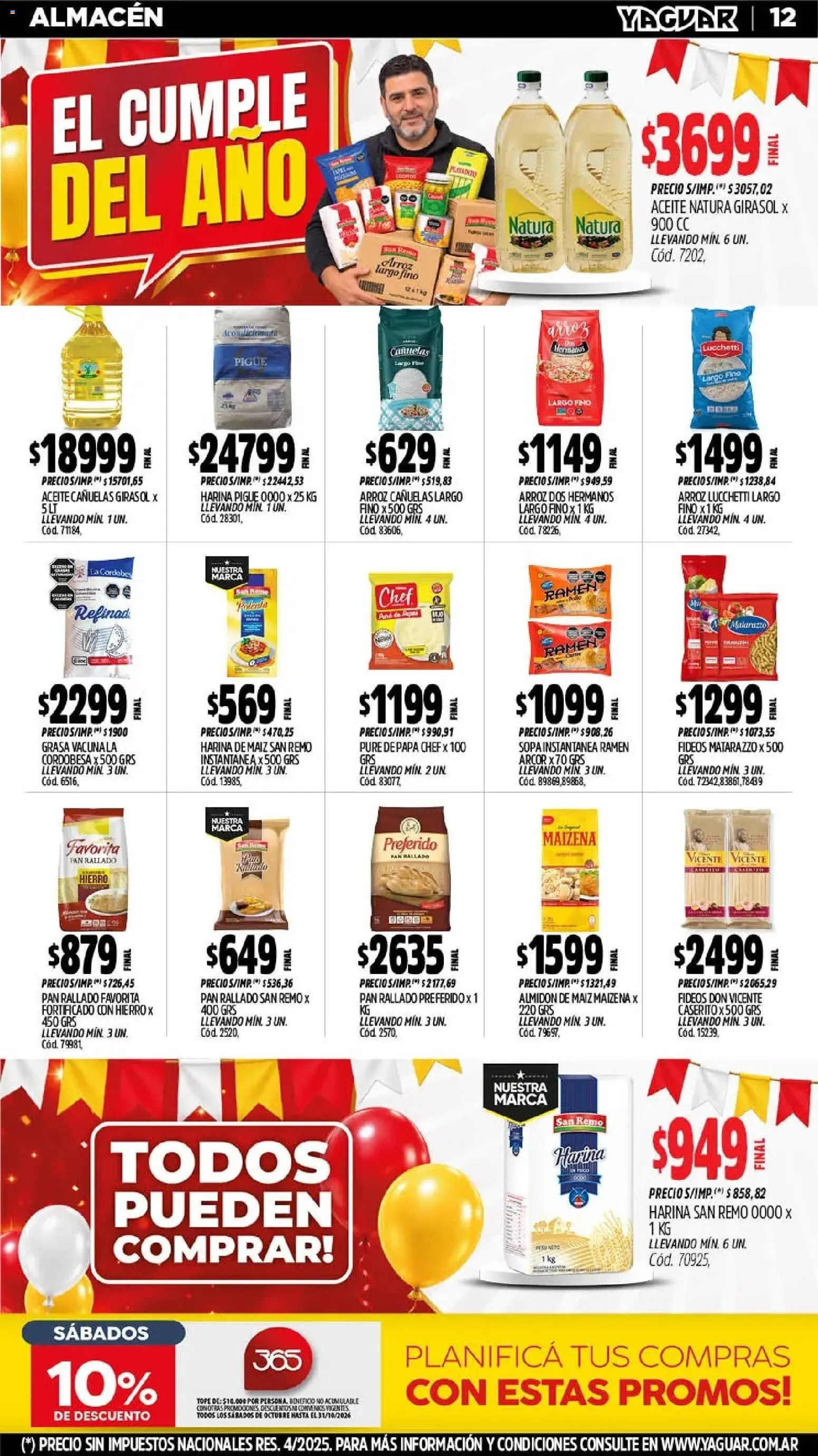 Yaguar - Oferta Semanal Neuquen │ válido desde el 19/10/2026 | Página: 13