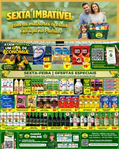 Supermercado Padrão ofertas Sexta Imbatível - Pré-Visualização do folheto da loja Supermercado Padrão, válido de 10/07/2026