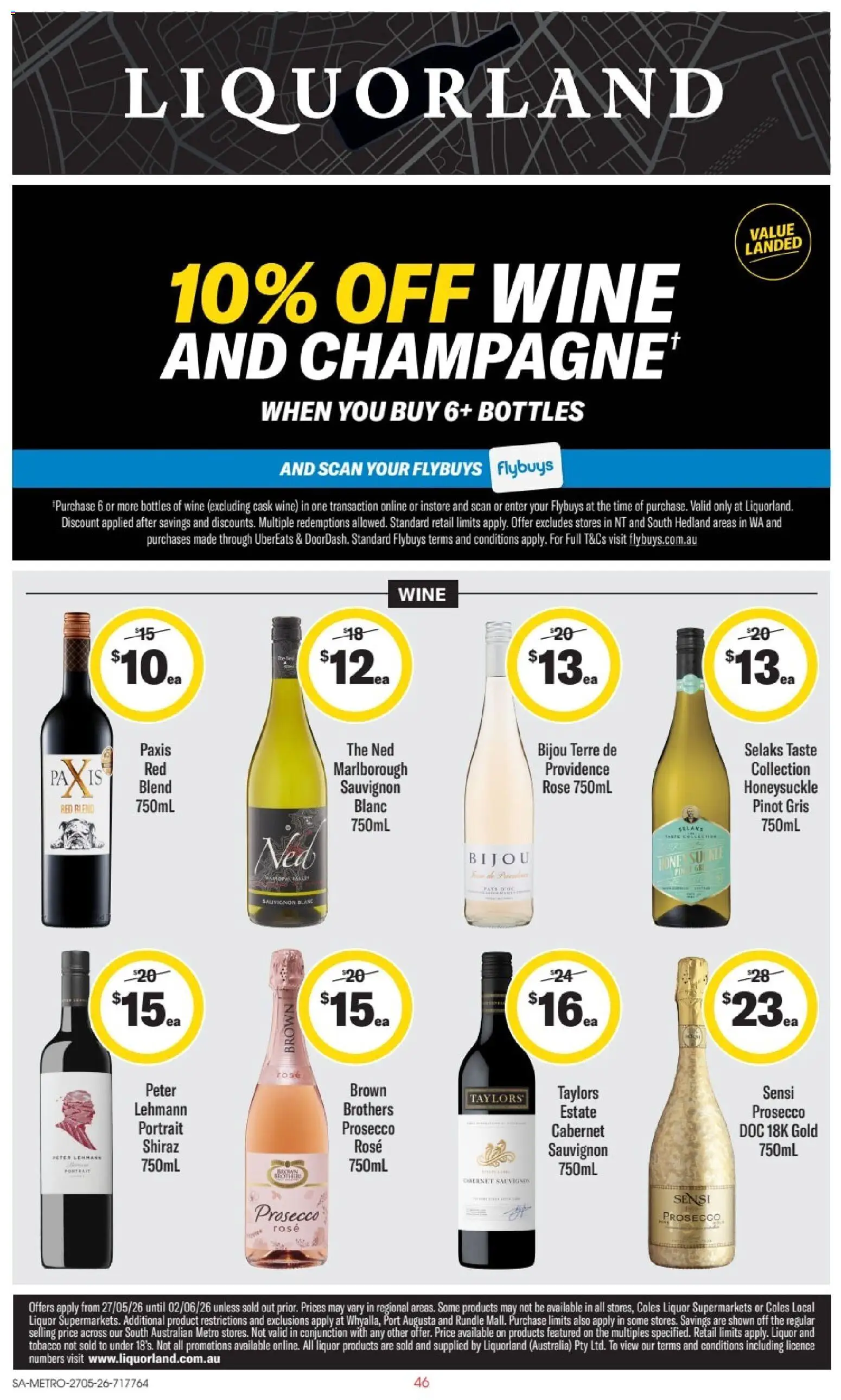 Liquorland catalogue - valid from 27.05.2026 | Page: 1 | Products: Wine