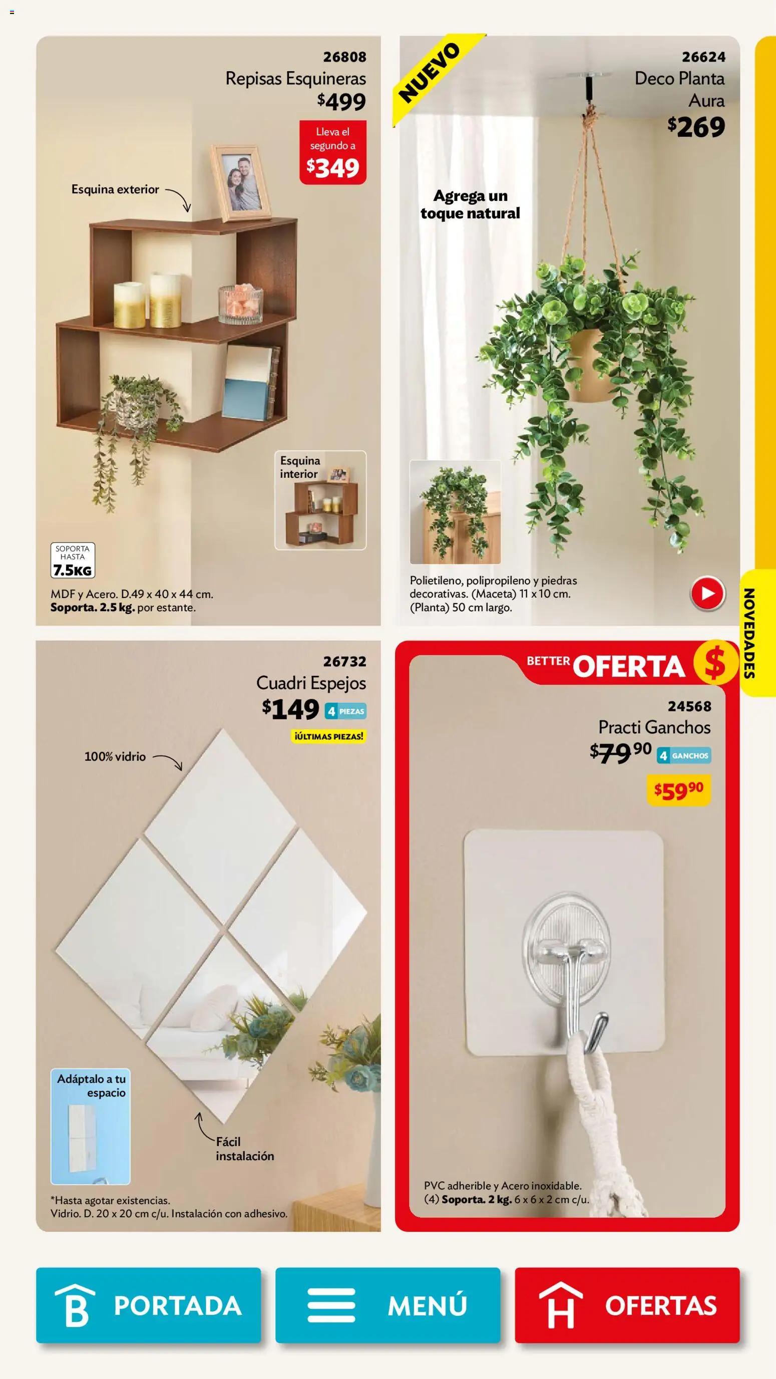 Nuevas ofertas de Betterware válidas en toda la República Mexicana desde el 02/11/2026. ¡Encuentra las mejores ofertas en Betterware campaña 11 2026! | Página: 23
