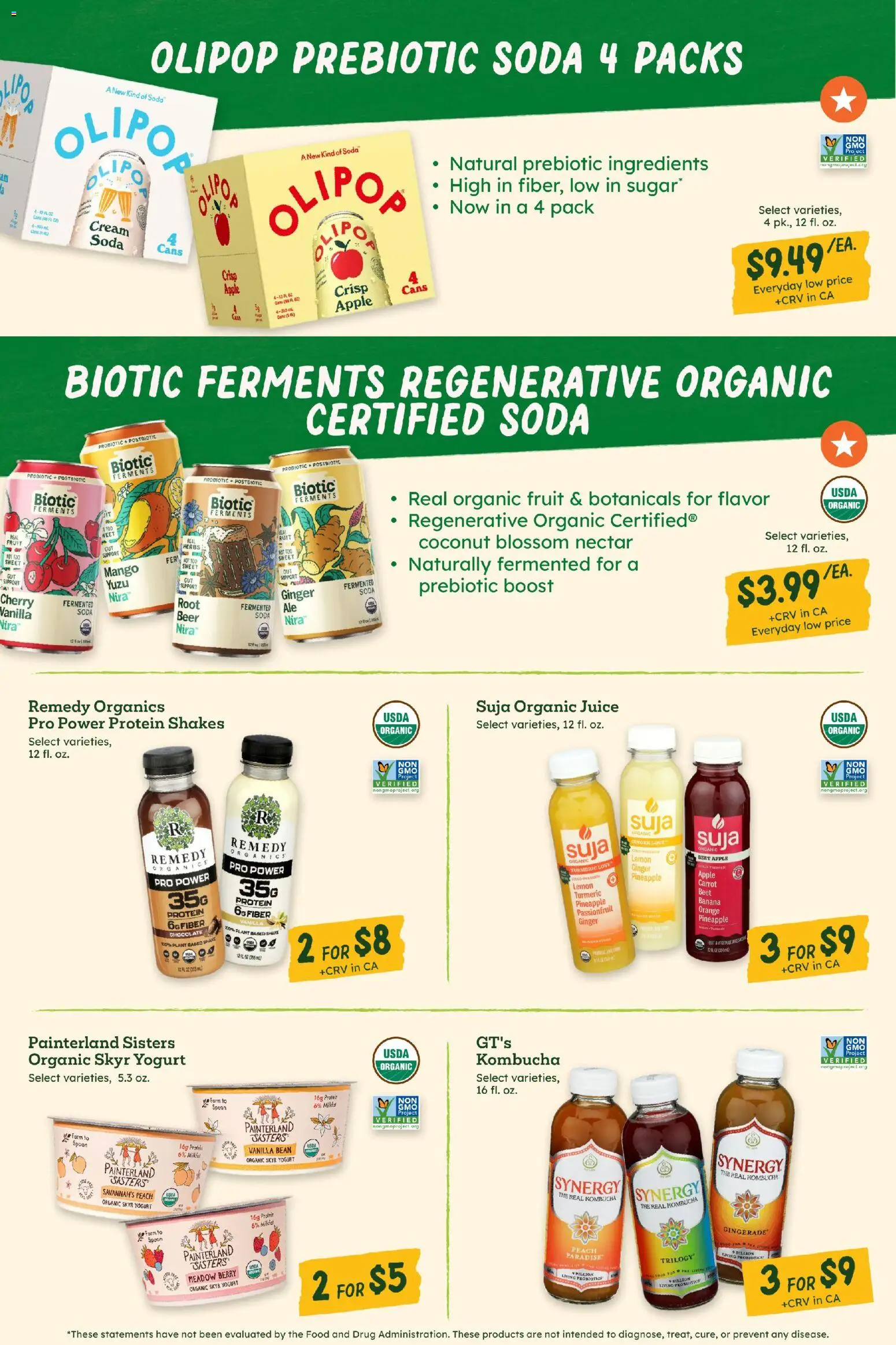 Sprouts Monthly Ad - valid from 27.05.2026 | Page: 22 | Products: Probiotics, Ginger, Yogurt, Juice