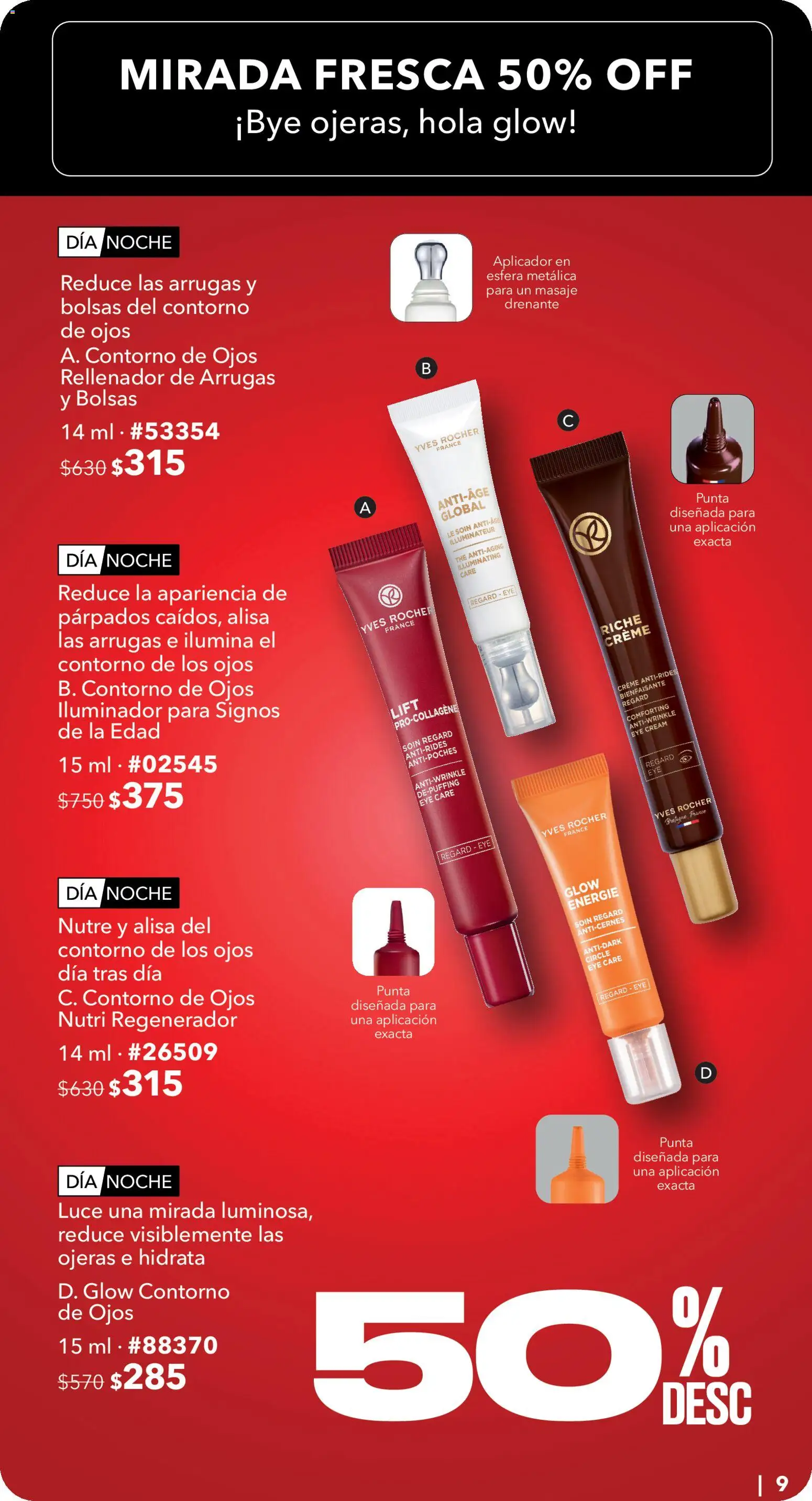 Nuevas ofertas de Yves Rocher válidas en toda la República Mexicana desde el 25.05.2026. ¡Encuentra las mejores ofertas en Yves Rocher Hot Sale! | Página: 9 | Productos: Iluminador, Contorno de ojos, Contorno