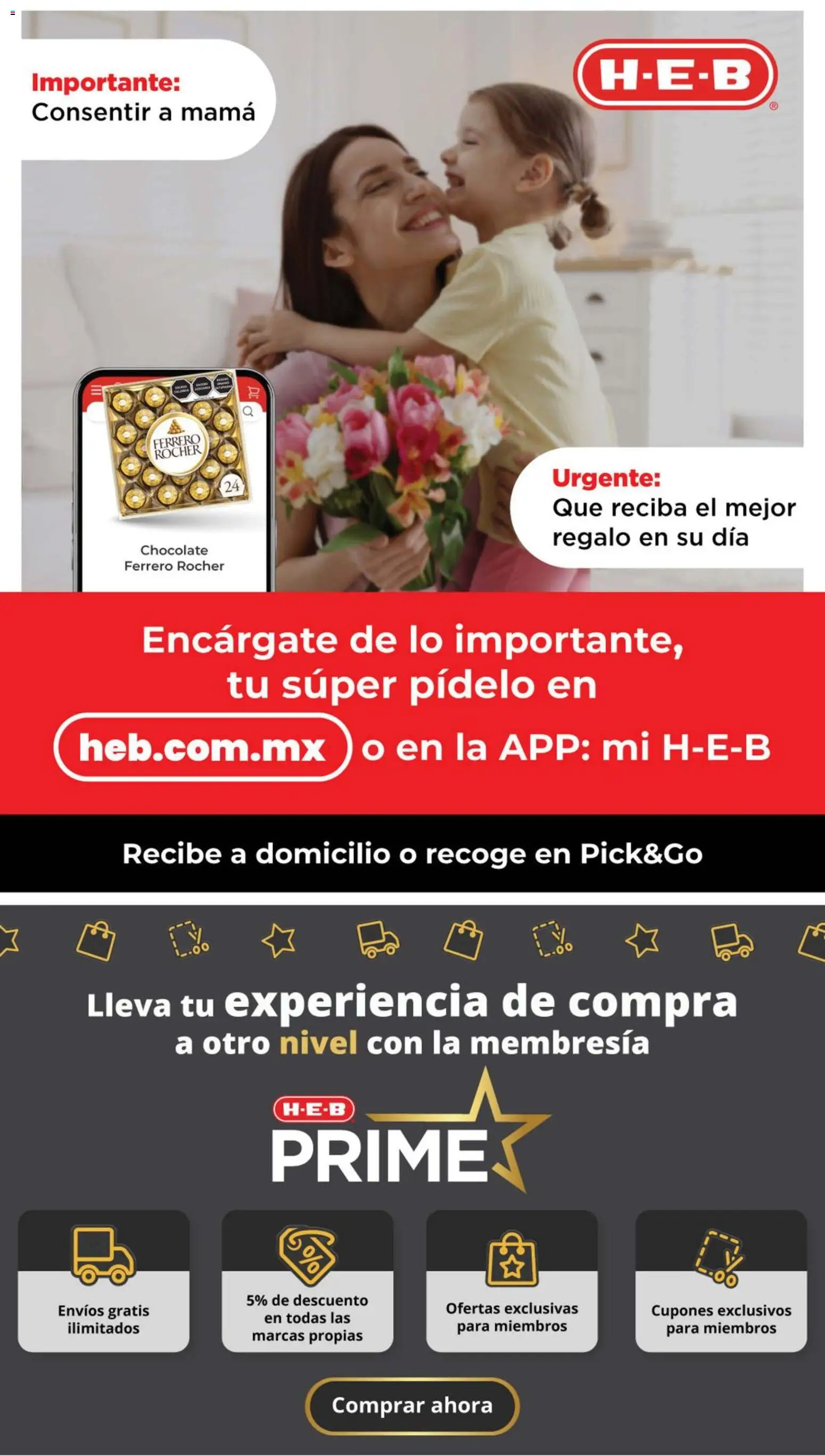 Nuevas ofertas de H-E-B válidas en toda la República Mexicana desde el 08.05.2026. ¡Encuentra las mejores ofertas en H-E-B folleto! | Página: 5 | Productos: Chocolate