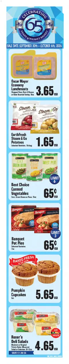 Preview of Market Basket weekly ads valid from 09/30/2026 | Page: 2 | Products: Basket, Chicken, Bag, Beans