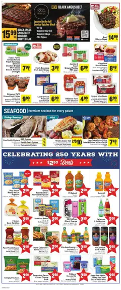 Preview of Save Mart weekly ads valid from 07/01/2026 | Page: 6 | Products: Corn, Rice, Seafood, Date