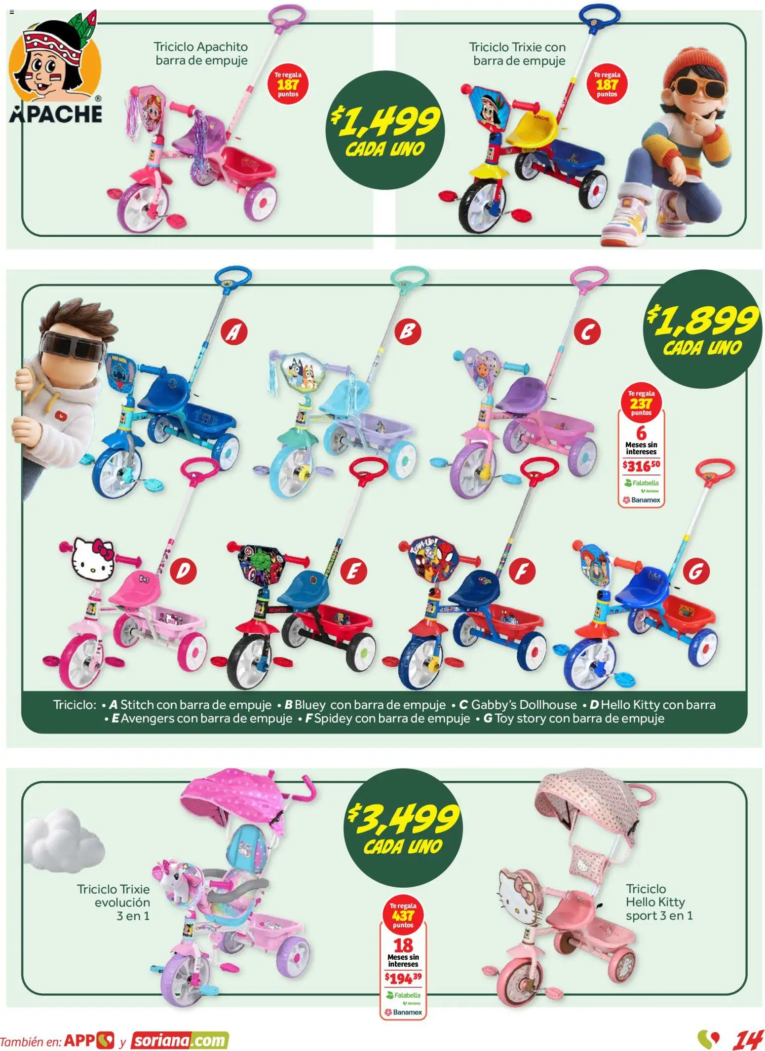 Nuevas ofertas de Soriana válidas en toda la República Mexicana desde el 15/10/2026. ¡Encuentra las mejores ofertas en Soriana folleto Reino de los Juguetes! | Página: 15