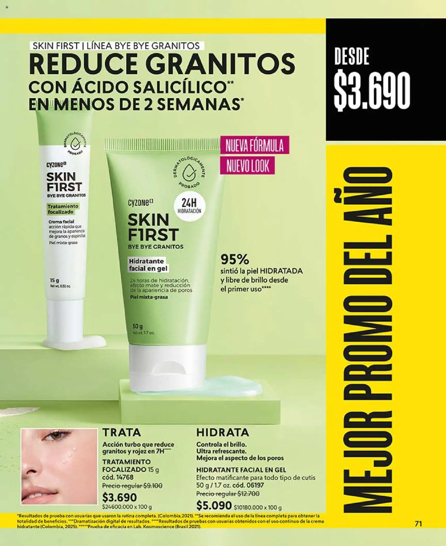 Catálogo CyZone Campaña 6 │ válido desde el 31.03.2026 | Página: 71 | Productos: Brillo, Mate, Crema