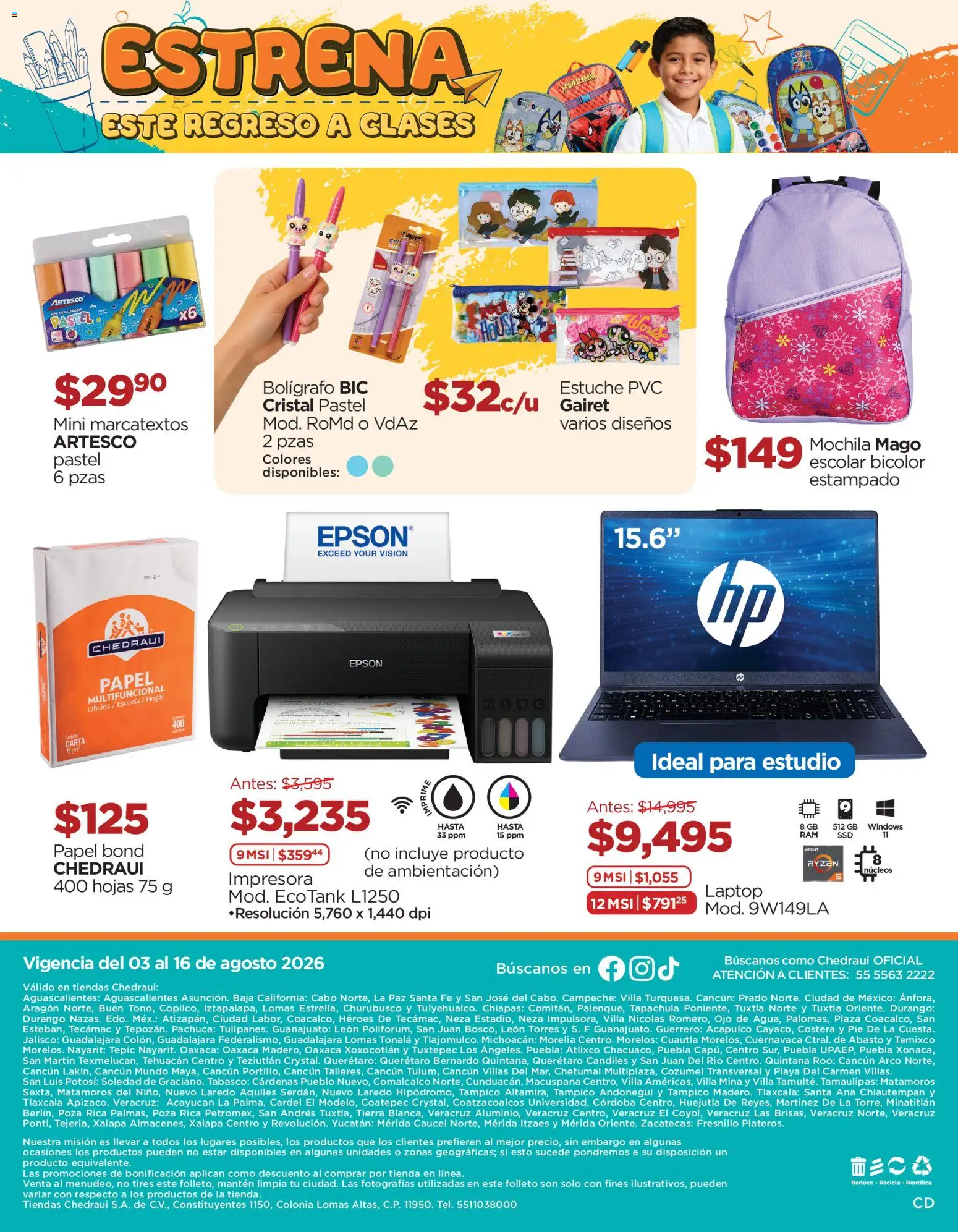Nuevas ofertas de Chedraui válidas en toda la República Mexicana desde el 03/08/2026. ¡Encuentra las mejores ofertas en Chedraui folleto Por Ti ofertones! | Página: 16