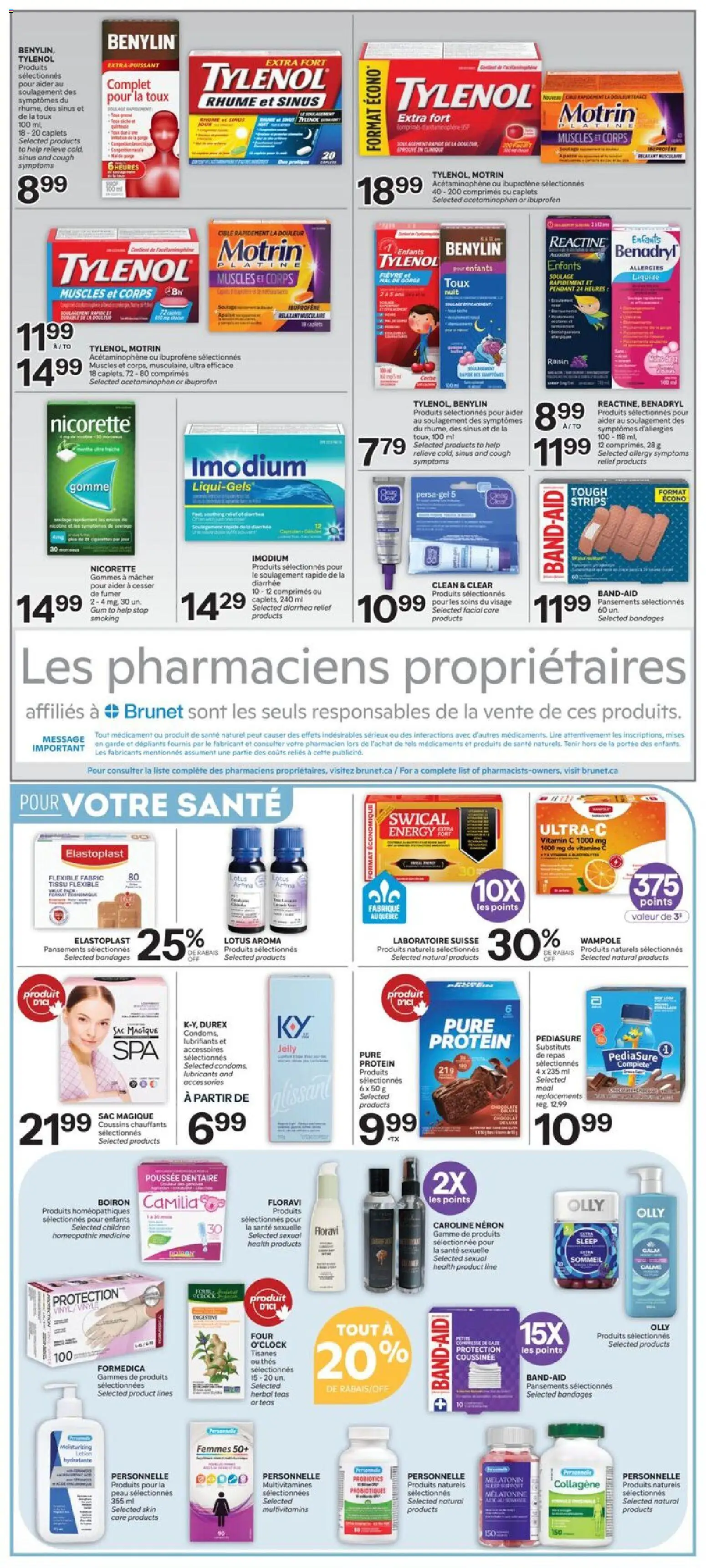 Brunet flyer valid from Aug 27, 2026 | Page: 2 | Products: Lotus, Strips, Protein