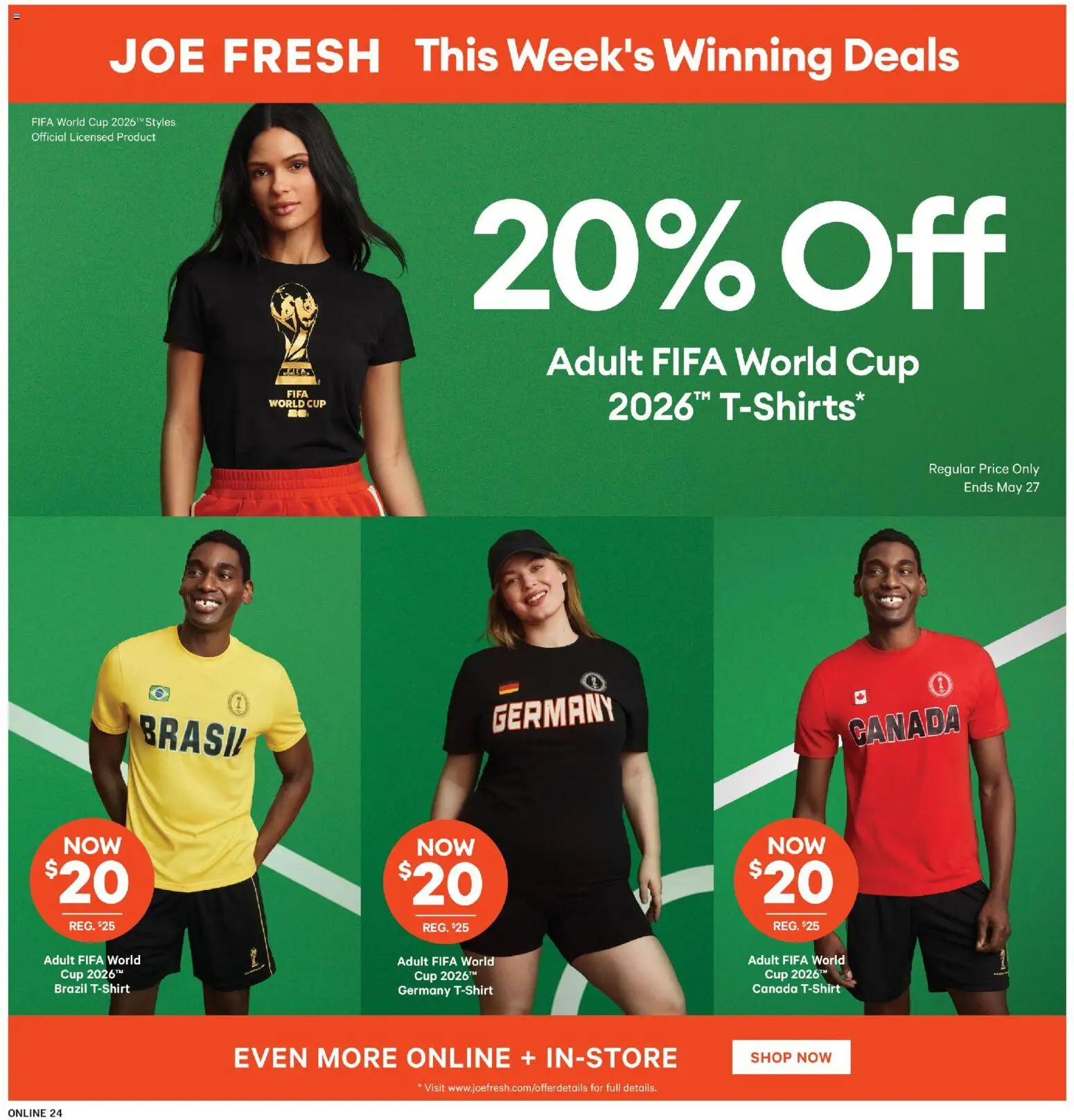 Fortinos flyer valid from 21.05.2026 | Page: 24 | Products: Tshirt