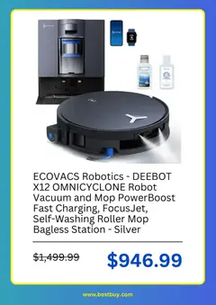 Preview of Best Buy weekly ads valid from 07/01/2026 | Page: 4 | Products: Robot, Vacuum