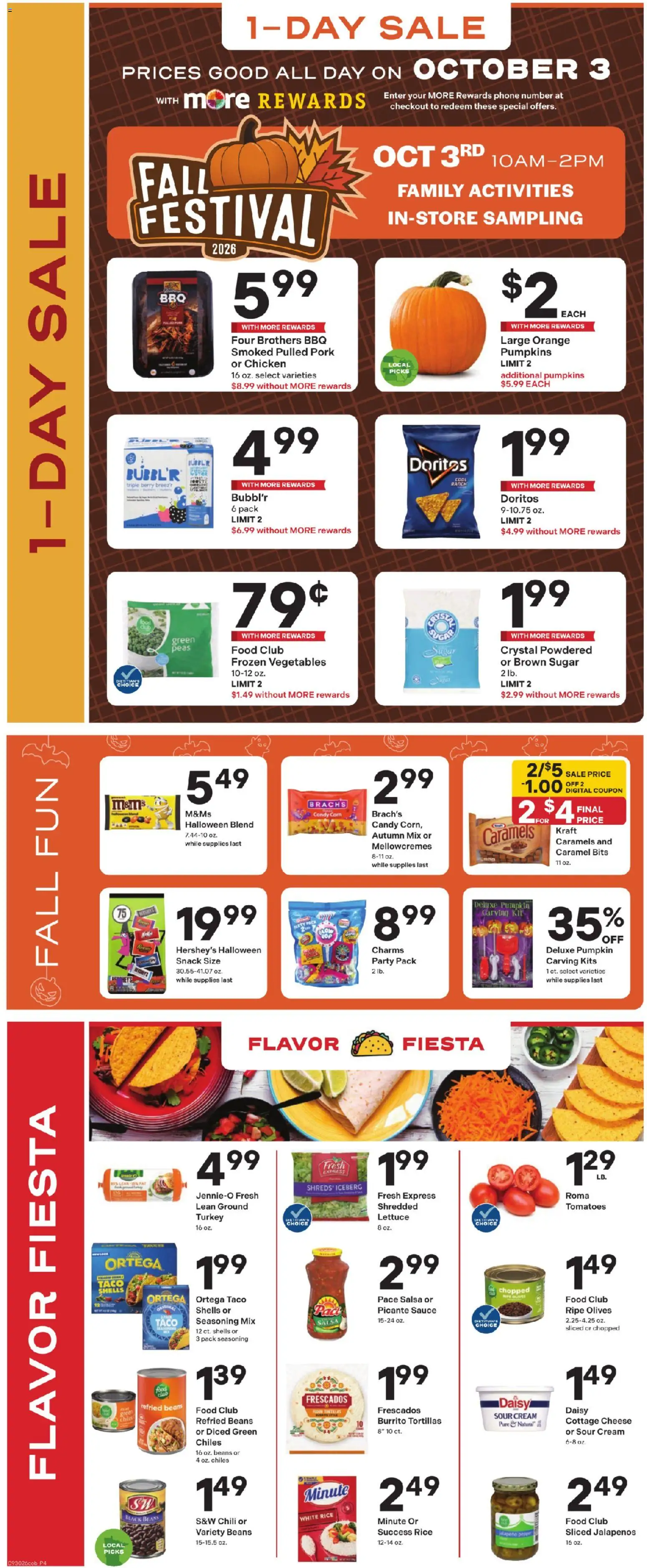 Coborn's Weekly Ad - valid from 09/30/2026 | Page: 4 | Products: Lettuce, Chicken, Sour cream, Sauce