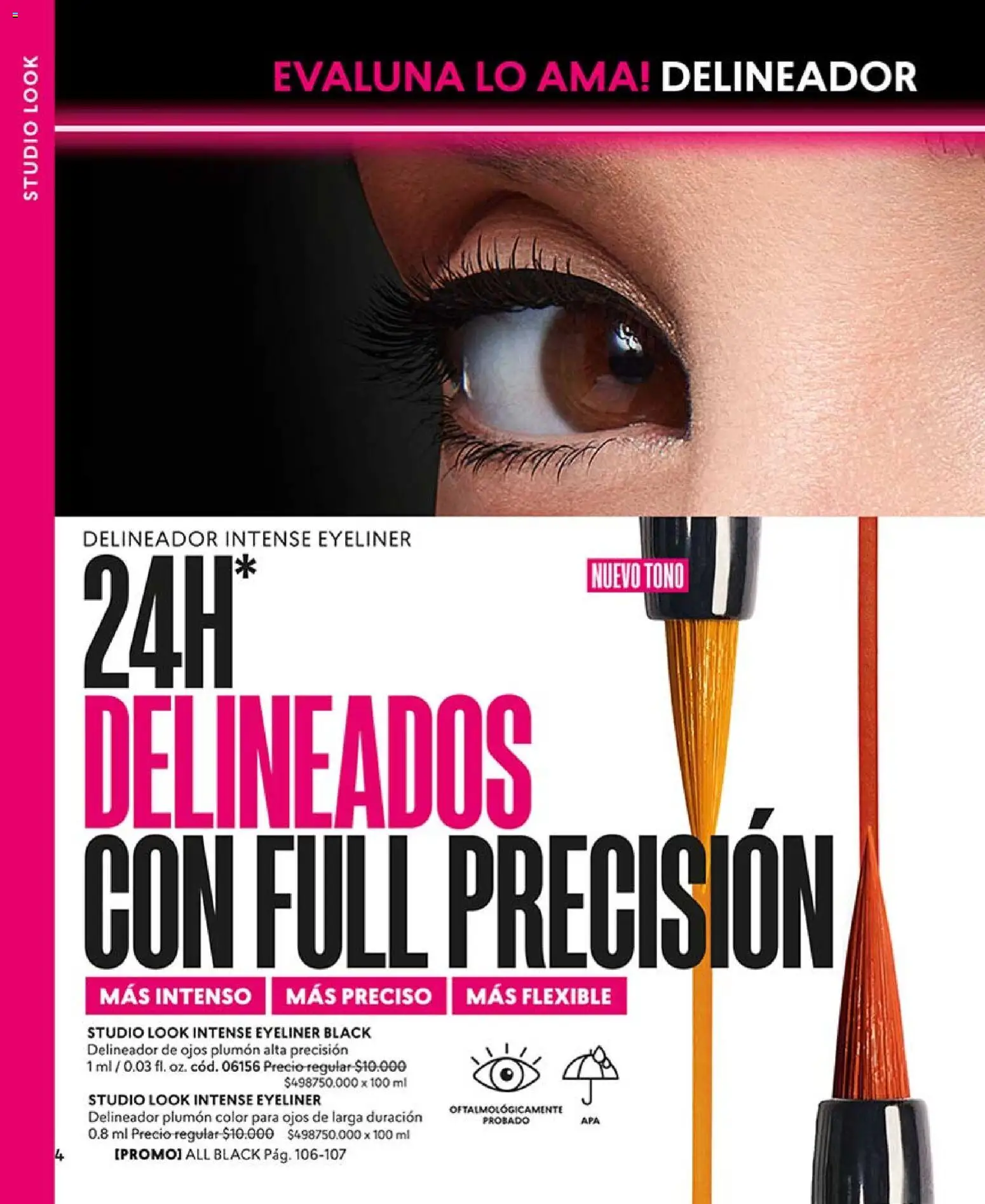 Catálogo CyZone Campaña 6 │ válido desde el 31.03.2026 | Página: 4 | Productos: Flexible, Delineador de ojos, Delineador, Plumón