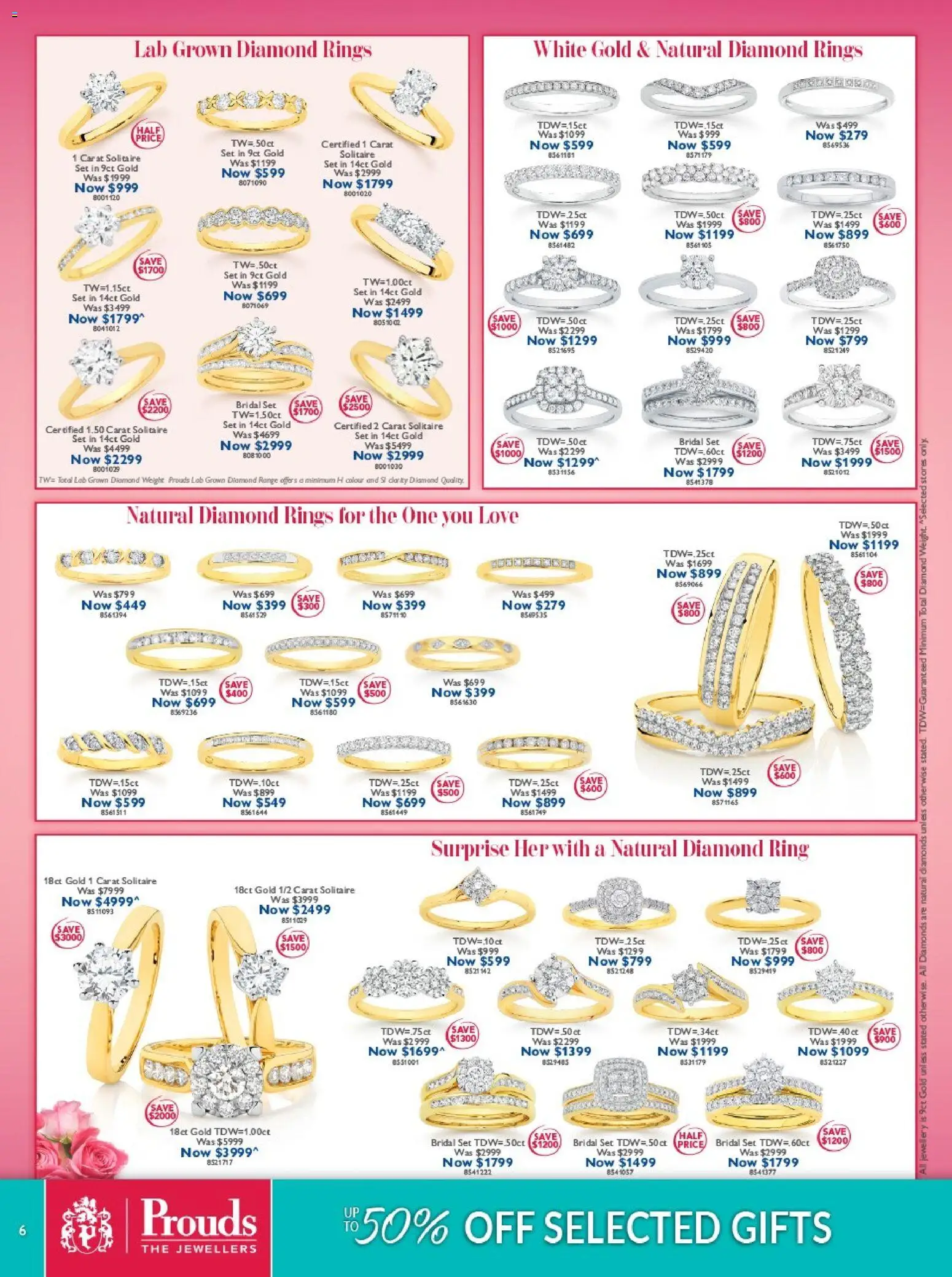 Prouds The Jewellers catalogue - valid from 13.04.2026 | Page: 6 | Products: Diamond, Jewellery, Weight