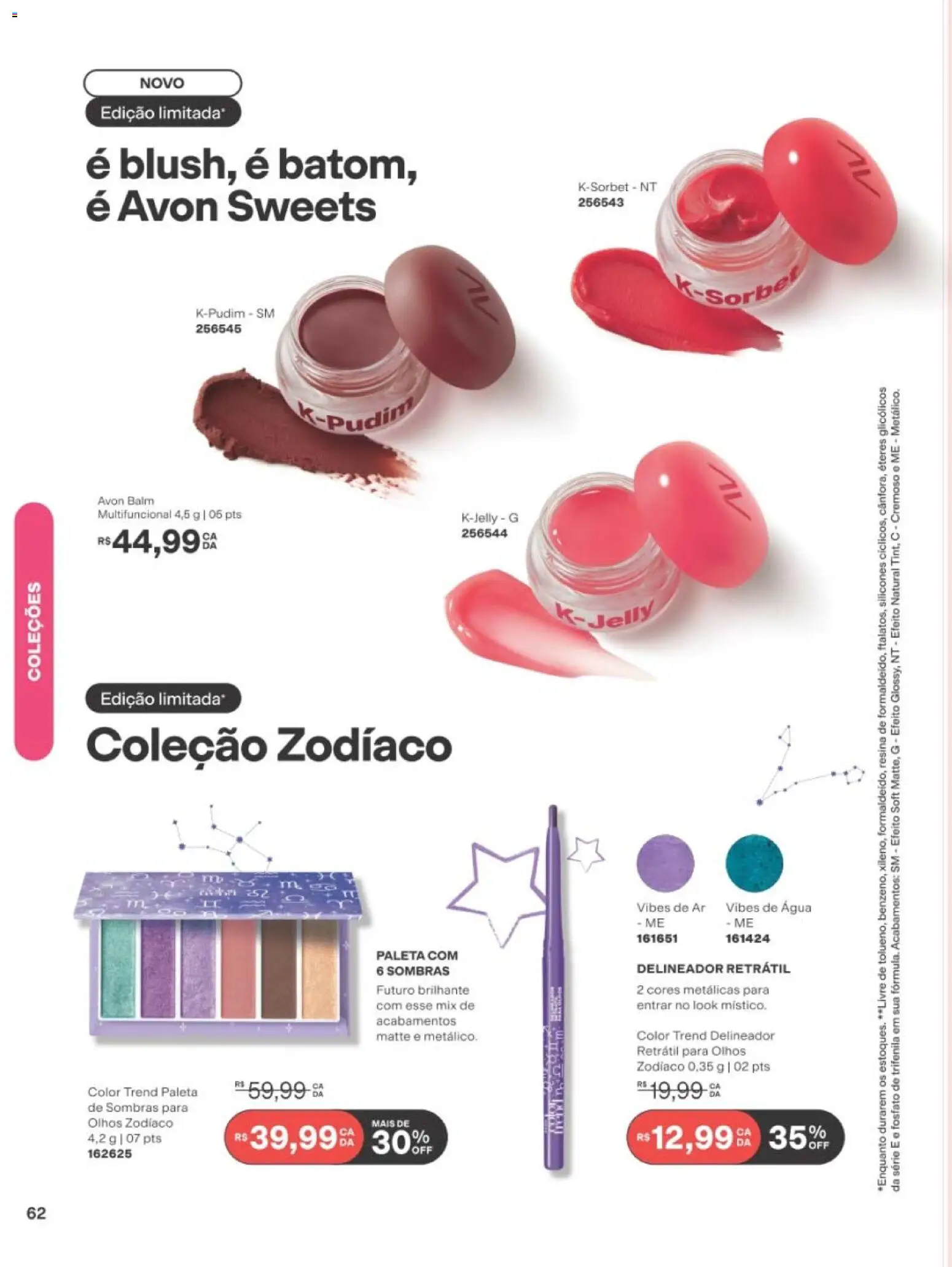 Avon Folheto - válido de 10/08/2026 | Página: 62 | Produtos: Delineador, Multifuncional