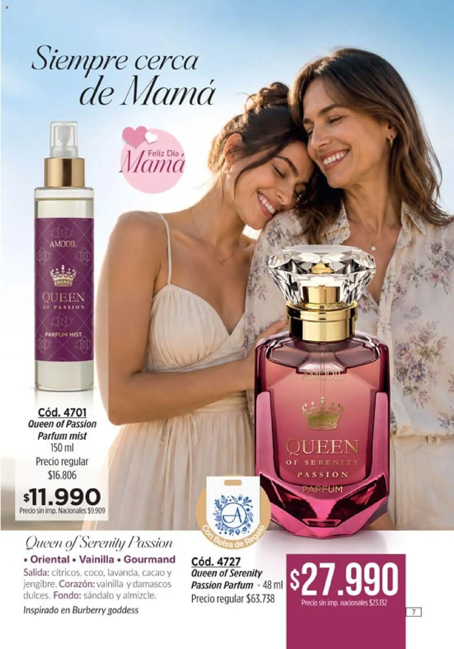 Catálogo Amodil Campaña 14 │ válido desde el 07/08/2026 | Página: 7 | Productos: Vainilla, Cacao