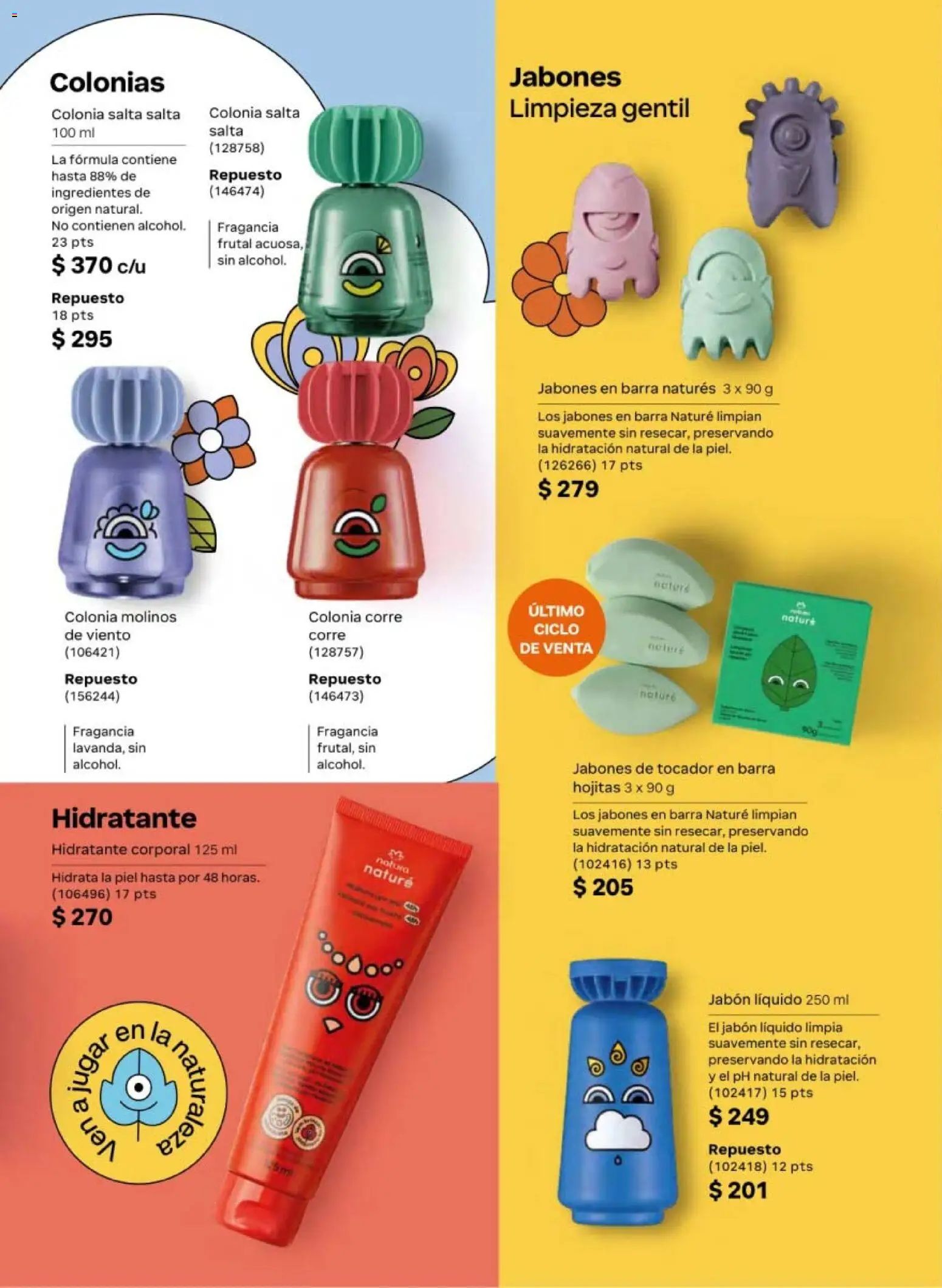 Nuevas ofertas de Natura válidas en toda la República Mexicana desde el 20/02/2026. ¡Encuentra las mejores ofertas en Natura campaña 4 2026! | Página: 144 | Productos: Ingredientes, Barra, Fragancia, Jabón