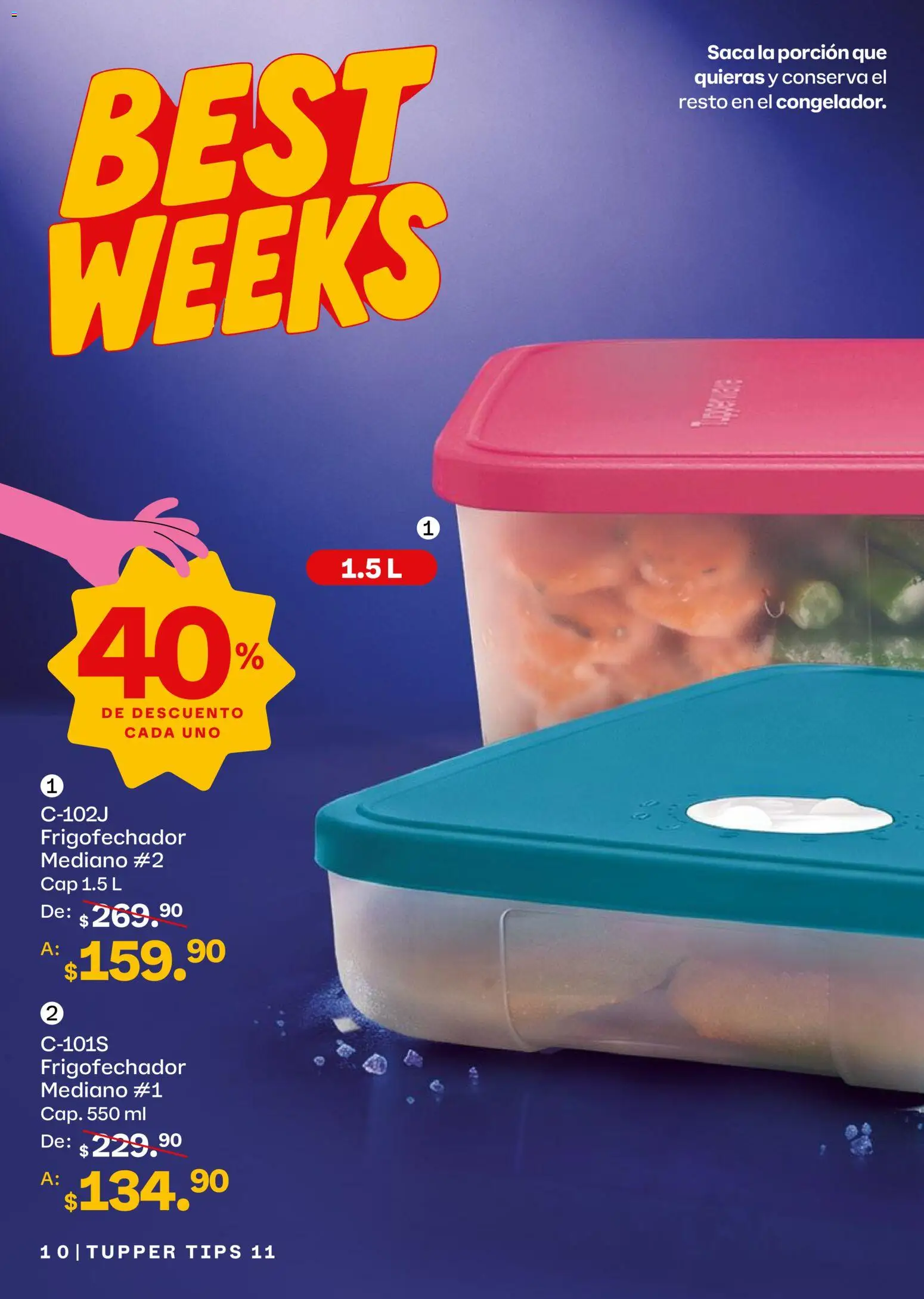 Nuevas ofertas de Tupperware válidas en toda la República Mexicana desde el 05/10/2026. ¡Encuentra las mejores ofertas en Tupperware catálogo! | Página: 10