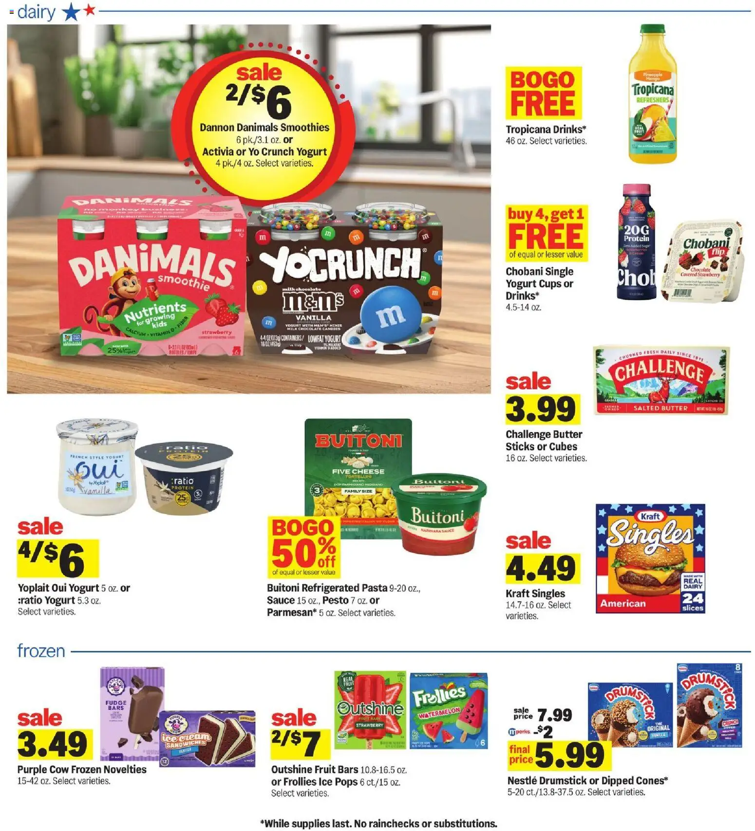 Meijer Weekly Ad - valid from 08/19/2026 | Page: 7 | Products: Cheese, Pasta, Ice cream, Pesto