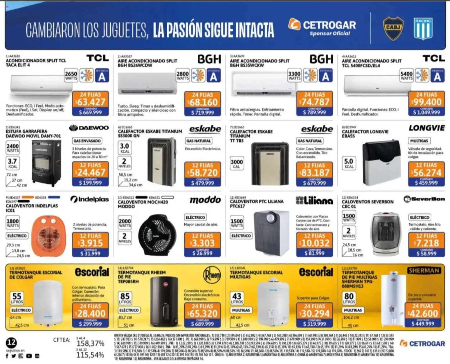 Cetrogar catálogo │ válido desde el 04/08/2026 | Página: 14