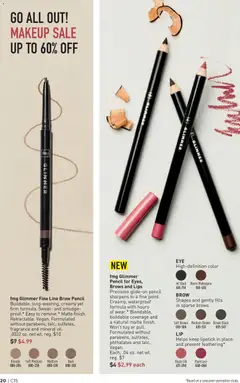 Preview of Avon weekly ads valid from 07/15/2026 | Page: 20 | Products: Pencil, Fragrance, Blush, Lipstick