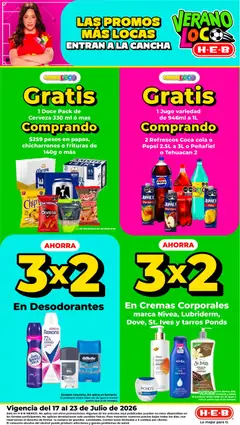 Vista previa de H-E-B folleto, nuevo folleto de la tienda, válido en México a partir del 17/07/2026