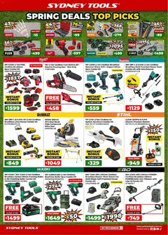 Preview of Sydney Tools Top Picks - valid from 03/09/2026
