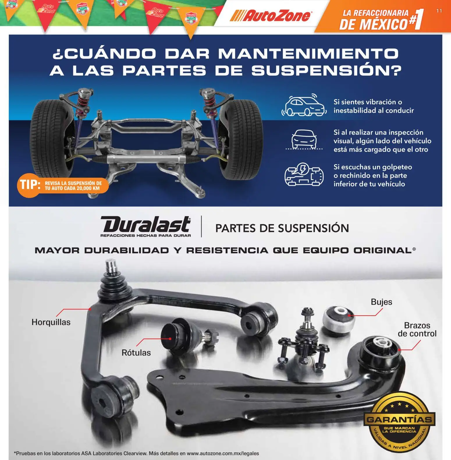 Nuevas ofertas de AutoZone válidas en toda la República Mexicana desde el 28/06/2026. ¡Encuentra las mejores ofertas en AutoZone catálogo! | Página: 11