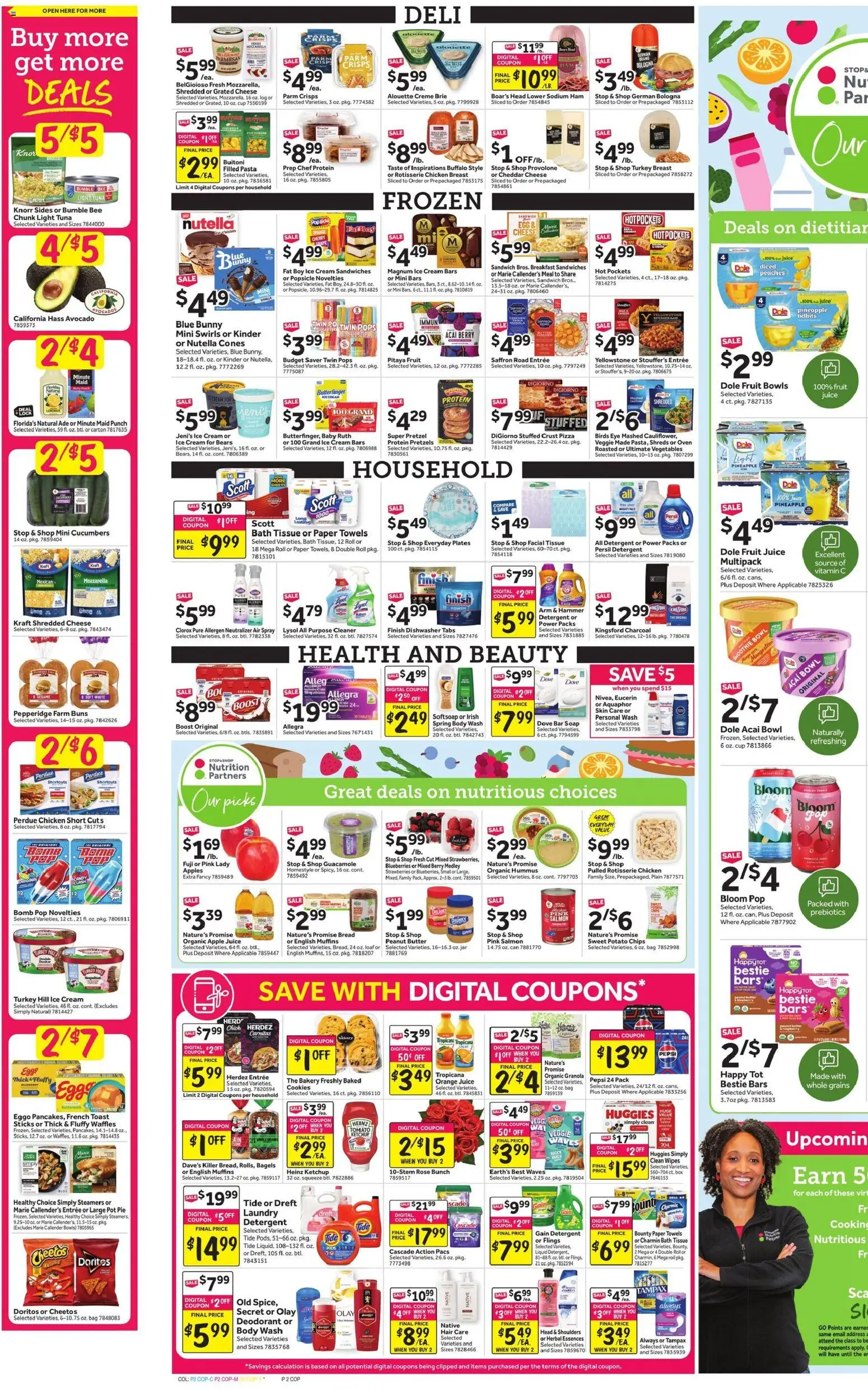 Stop & Shop Weekly Circular - CT - valid from 08/07/2026 | Page: 4 | Products: Turkey breast, Butter, Ham, Pepsi