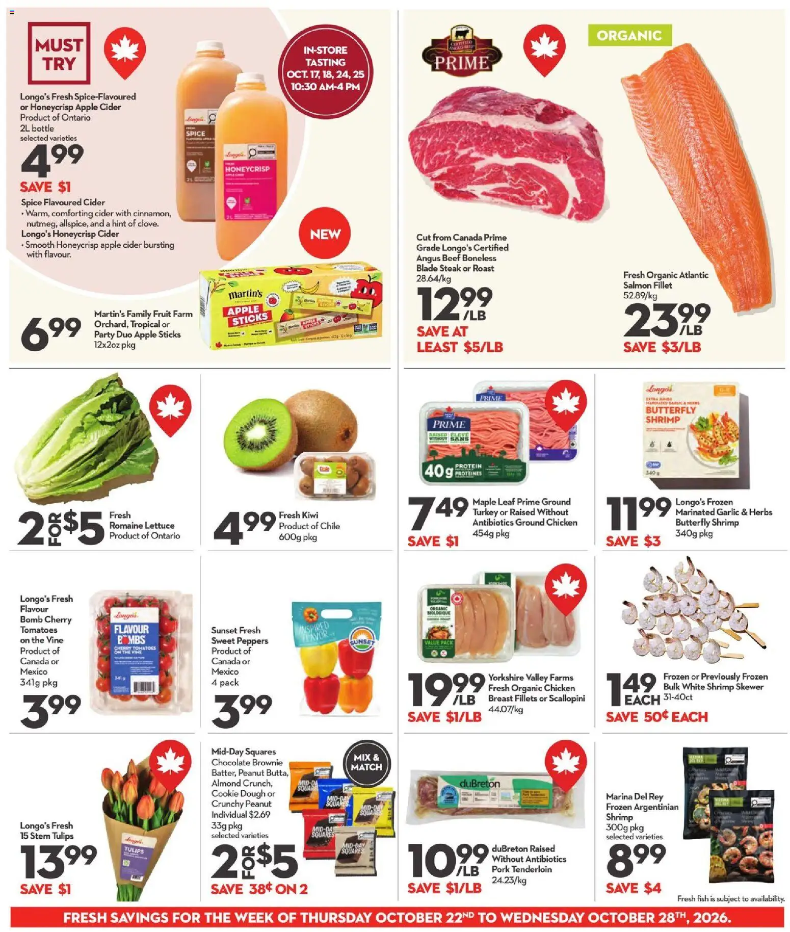 Longo's flyer valid from Oct 22, 2026 | Page: 5
