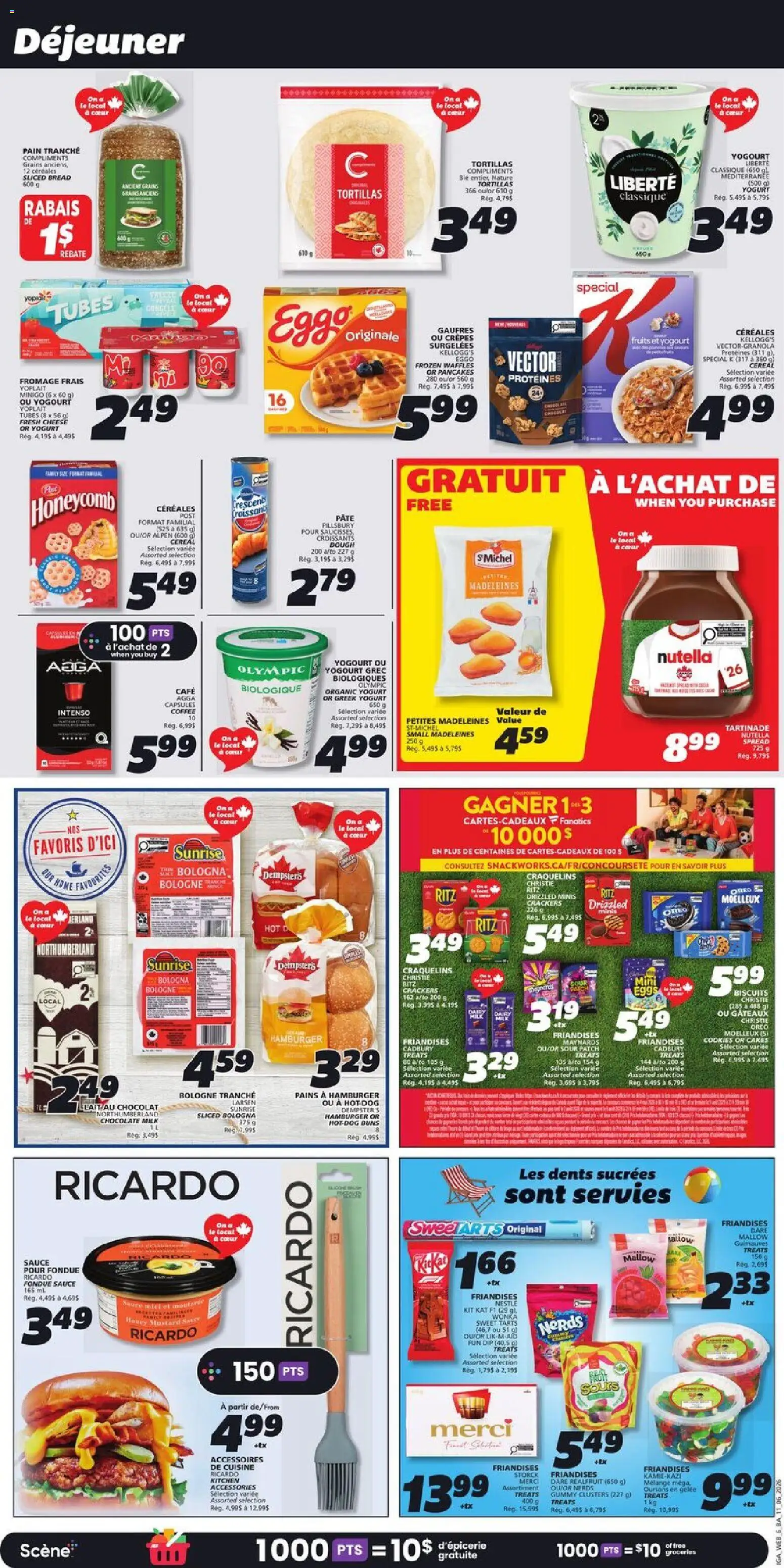 IGA flyer valid from 11.06.2026 | Page: 9 | Products: Milk, Cheese, Yogurt, Coffee
